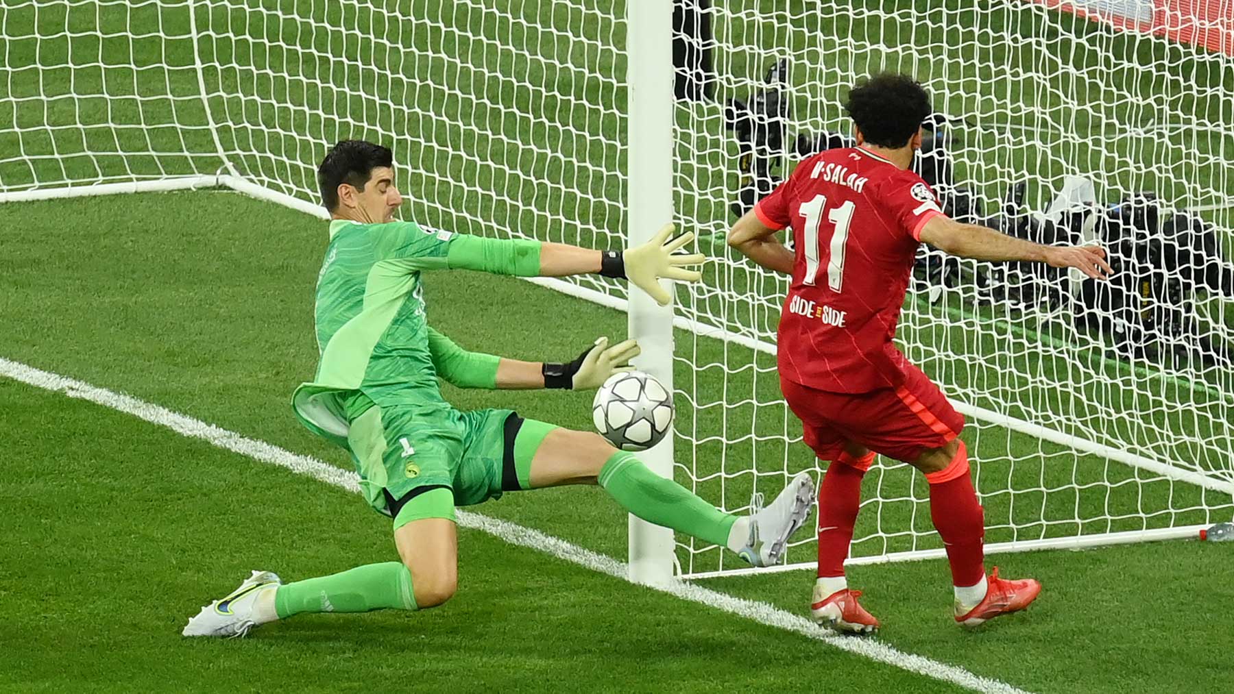 Courtois se convirtió en la némesis de Salah tras la final de la Champions