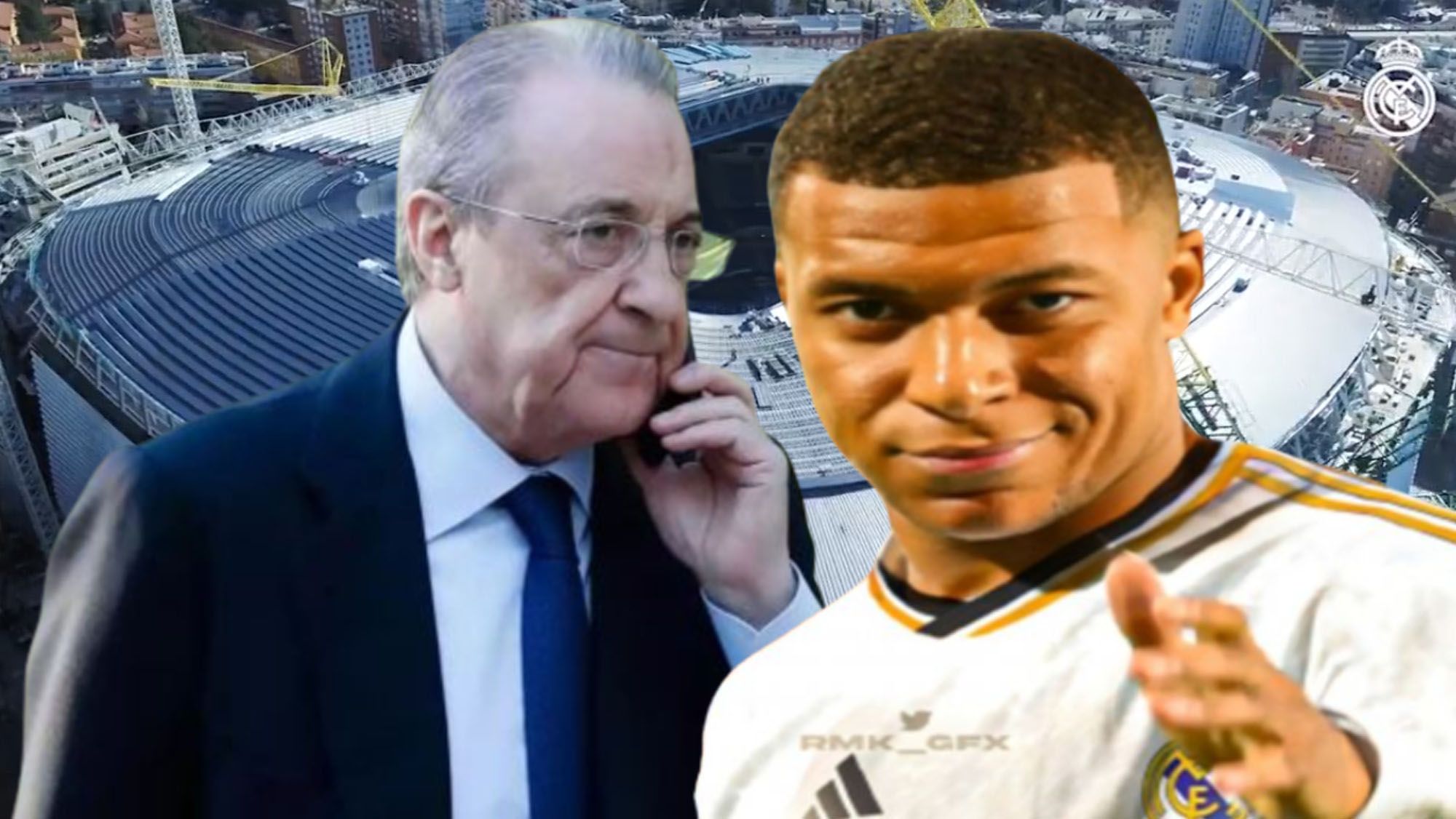 RMC Sport: Florentino coge el teléfono este lunes para fichar a Mbappé