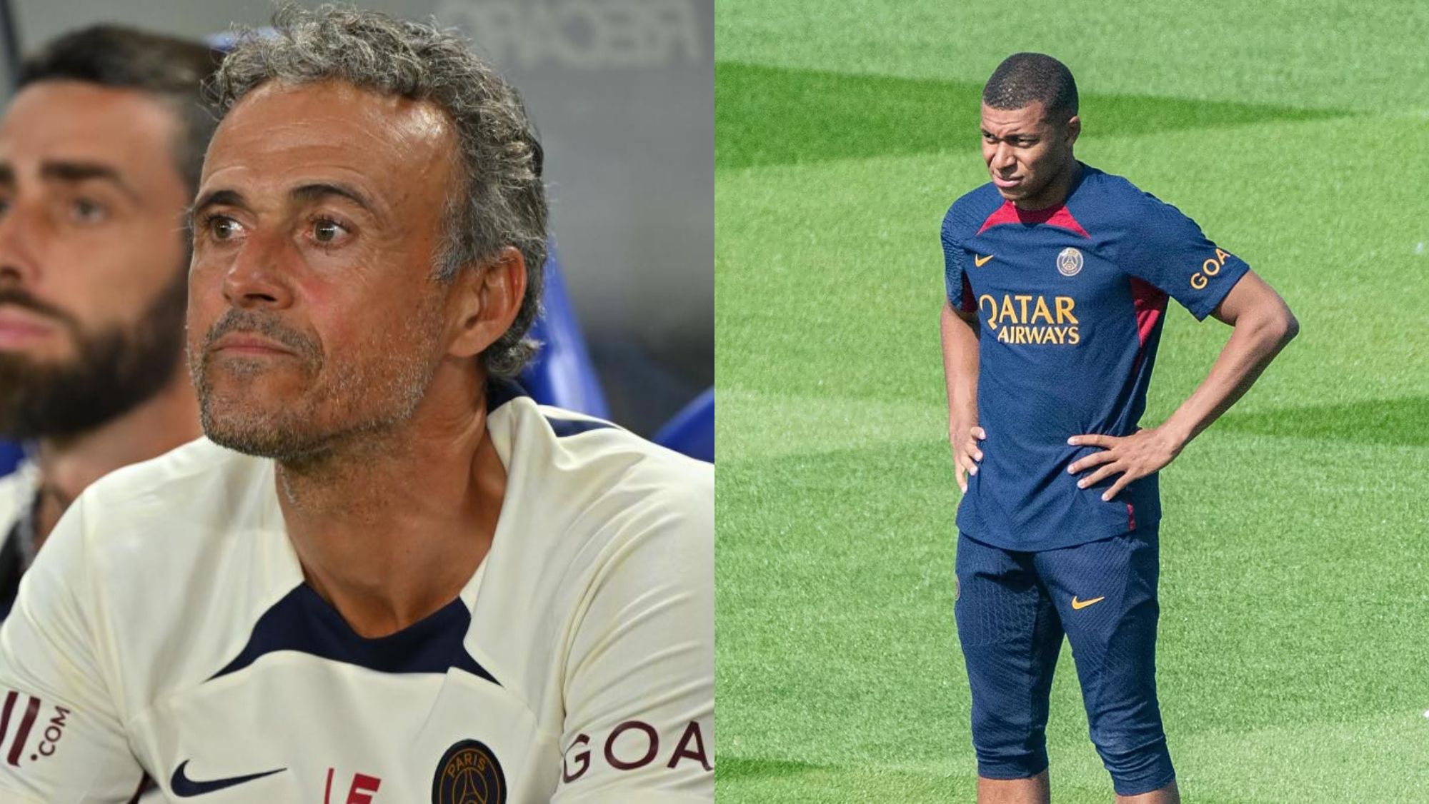 Mbappé provoca un lío en el PSG y Luis Enrique contesta en público: "Uno p..."