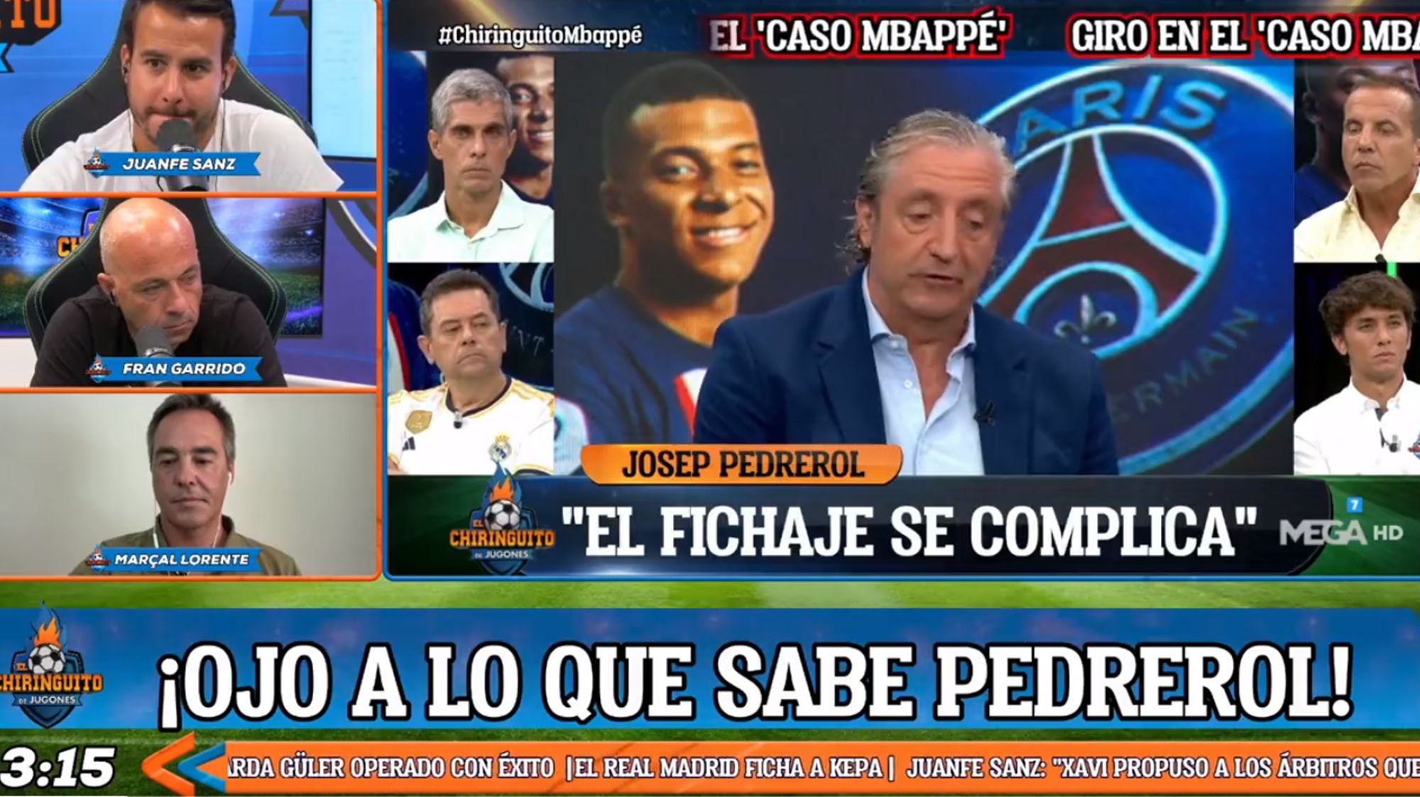 Pedrerol prepara el bombazo sobre Mbappé: El Chiringuito anuncia sorpresa esta noche