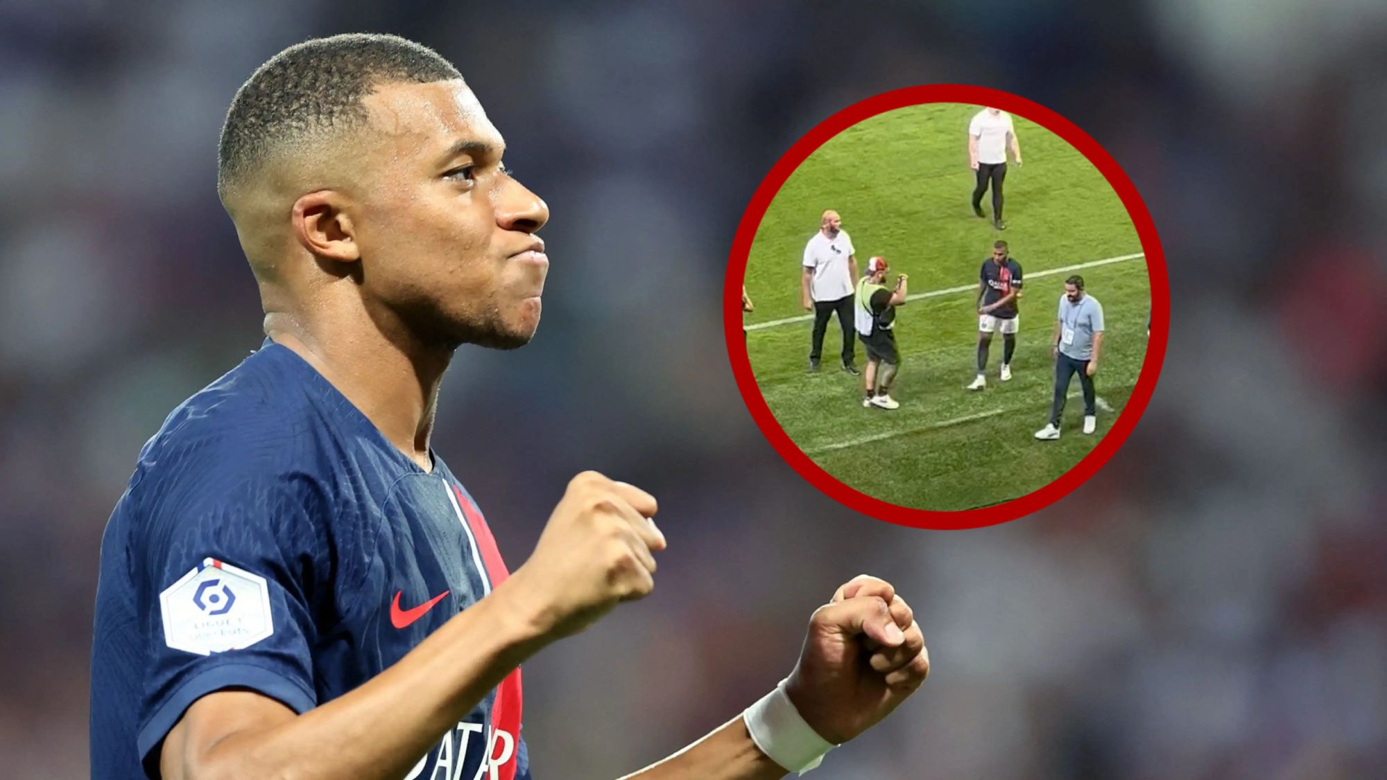 No se vio en TV: Mbappé le hizo un feo a los ultras del PSG tras el partido