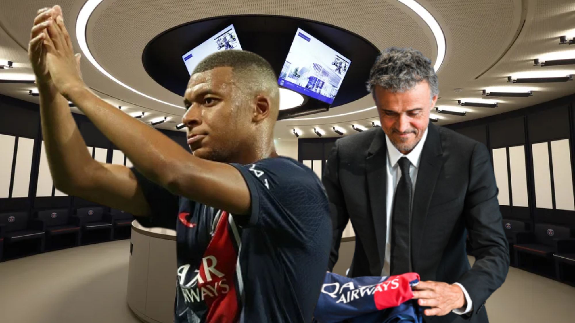 Mbappé, implicado: la discusión en el vestuario del PSG y el ultimátum de Luis Enrique