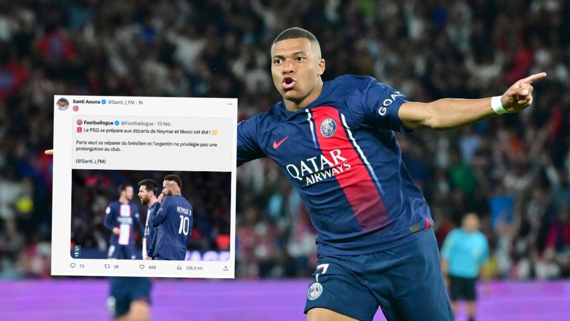 El periodista francés que adelantó el adiós de Messi y Neymar anuncia lo de Mbappé