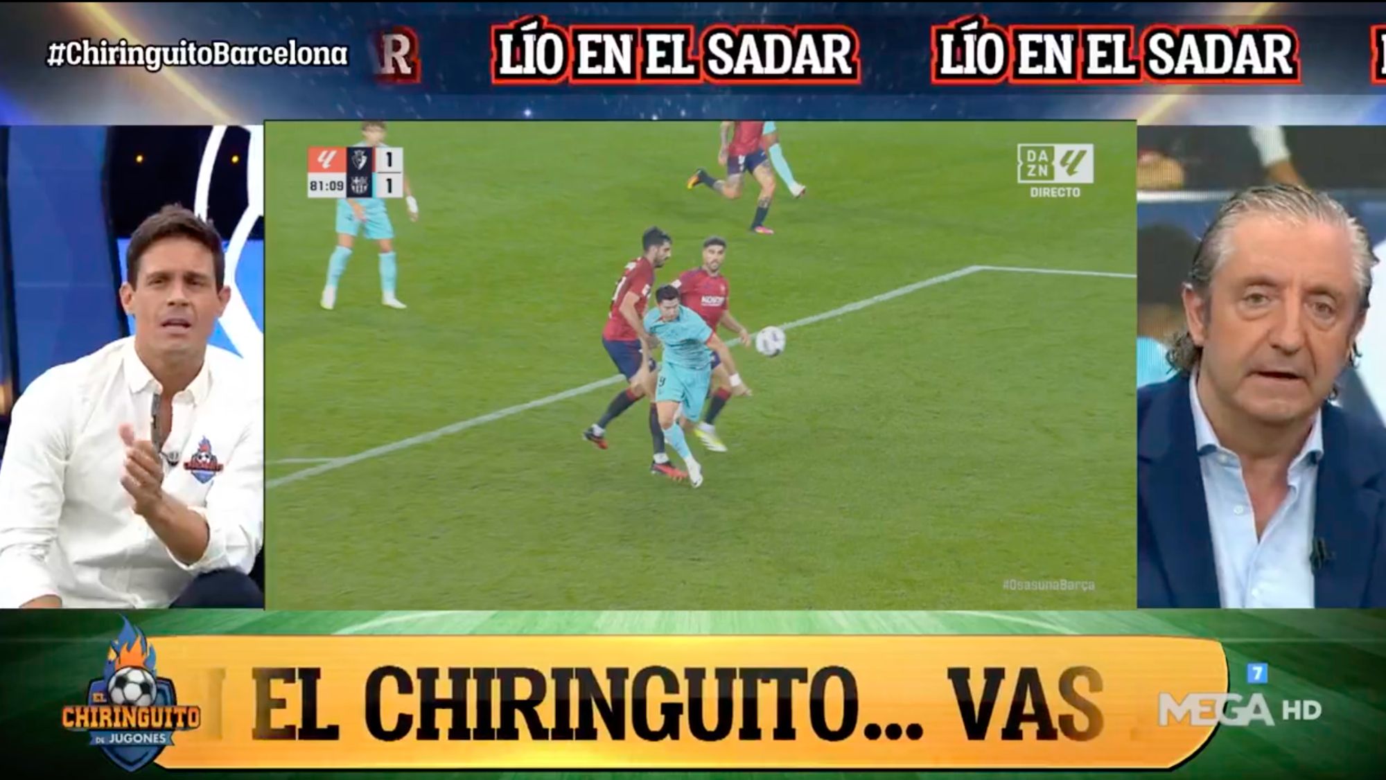 Edu Aguirre se engancha con Pedrerol por el penalti del Barça: brutal cara a cara