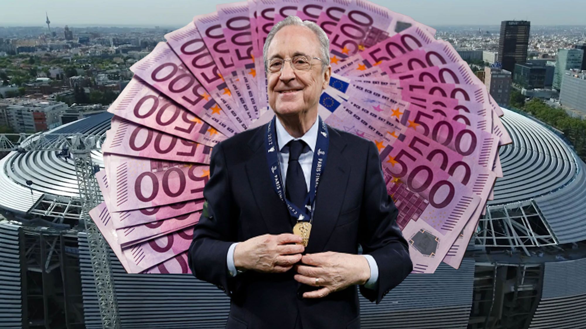 400 millones: el pelotazo del siglo que ha acordado Florentino con el Bernabéu