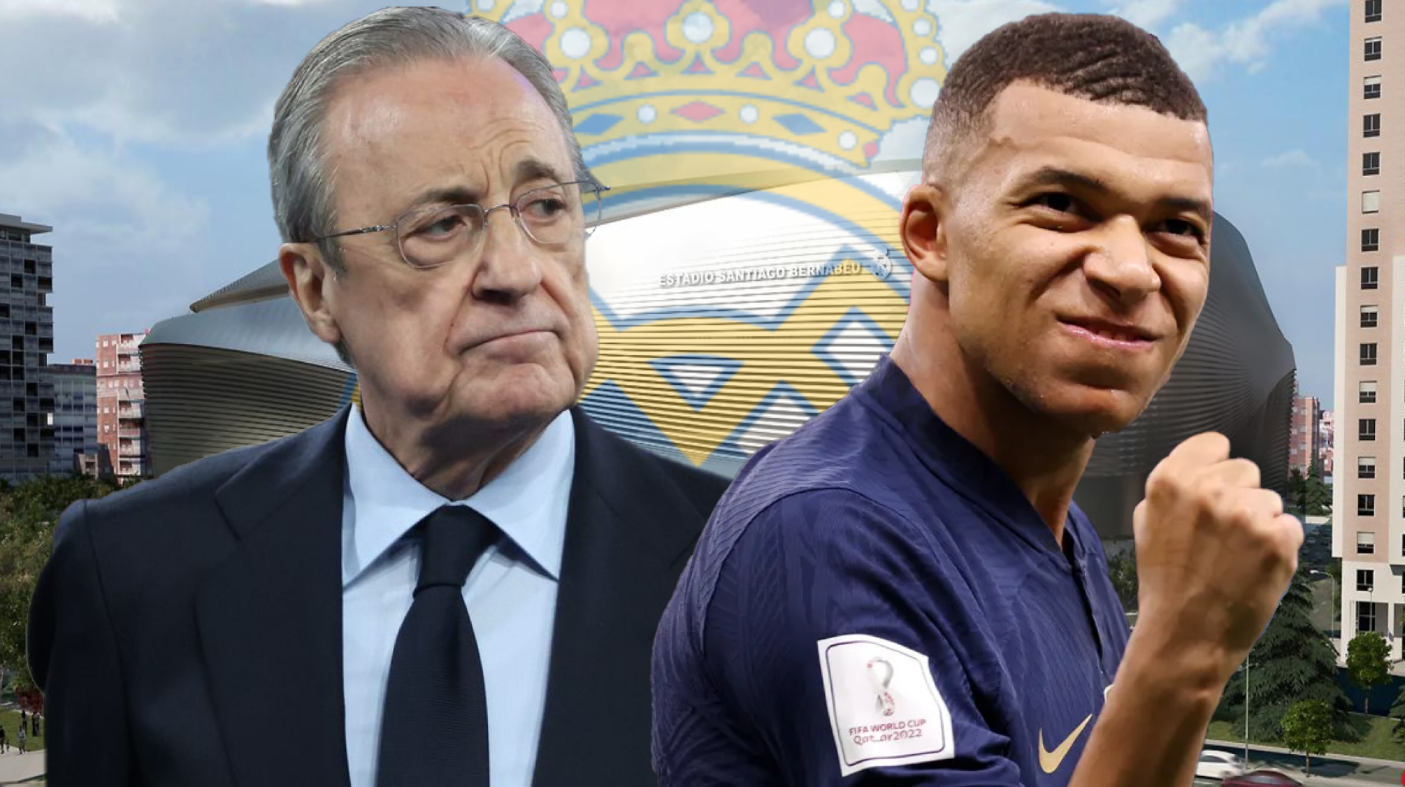 Florentino y Mbappé