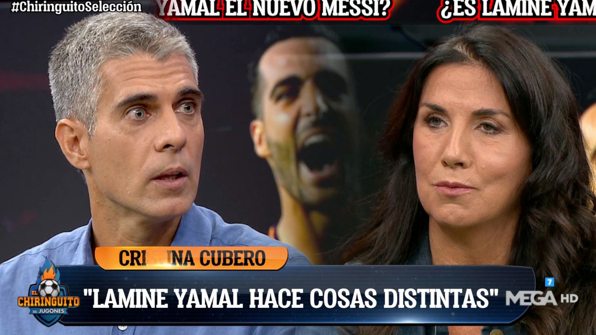 José Luis Sánchez se engancha con Cristina Cubero y retrata al Barça: “¿El nuevo Messi?”