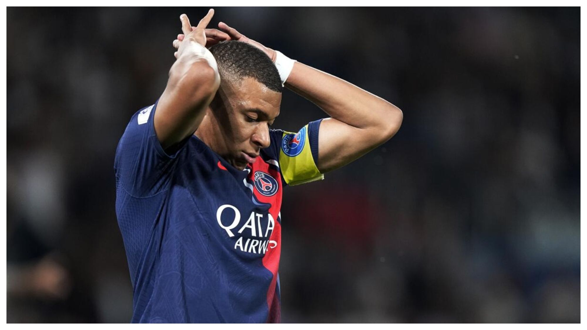 Mbappé, K.O  el gesto que no se vio en TV tras la última derrota del PSG