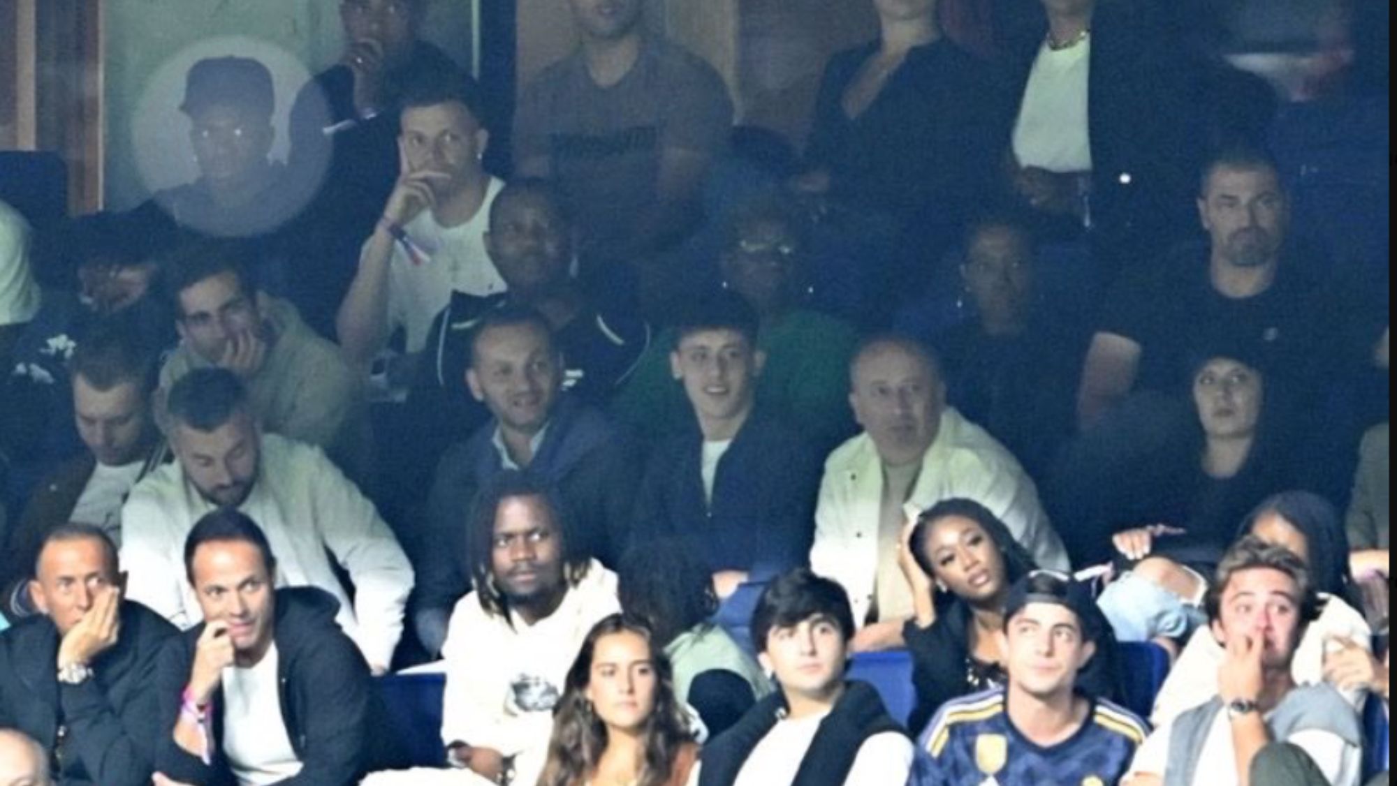 Vinicius Jr, presente en el Bernabéu