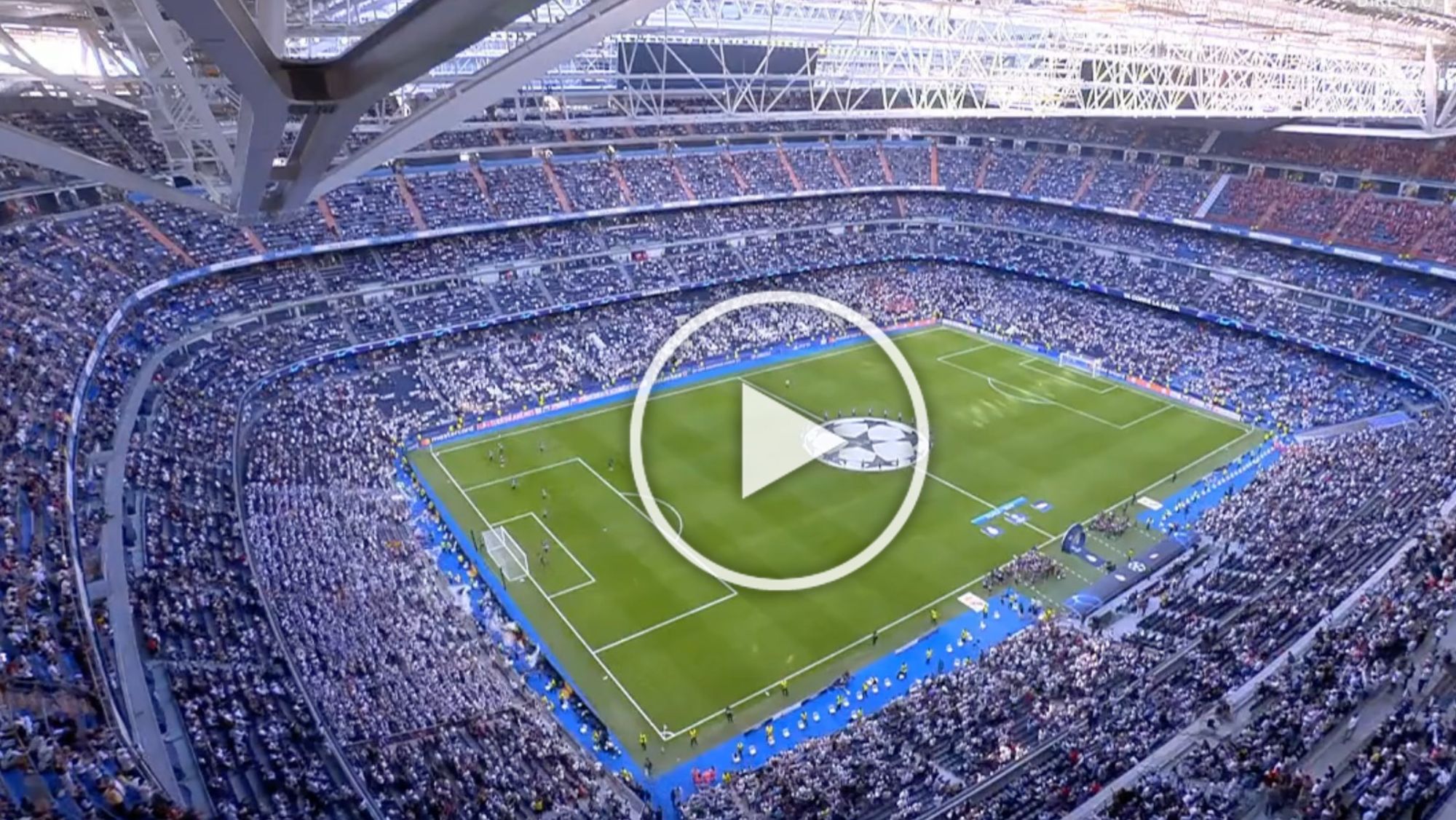 Pone los pelos de punta: así sonó el himno de la Champions en el nuevo Bernabéu