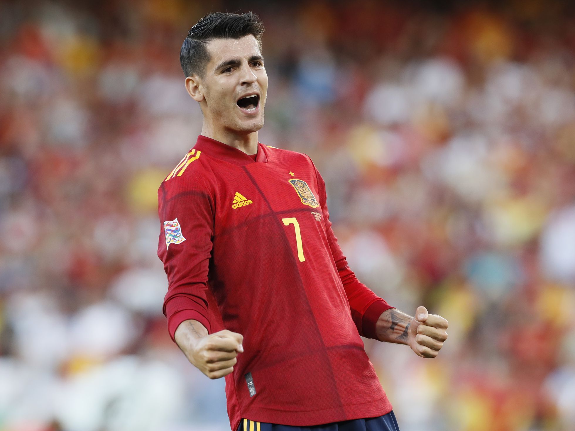 Álvaro Morata es el único delantero puro que se ha traído Luis Enrique