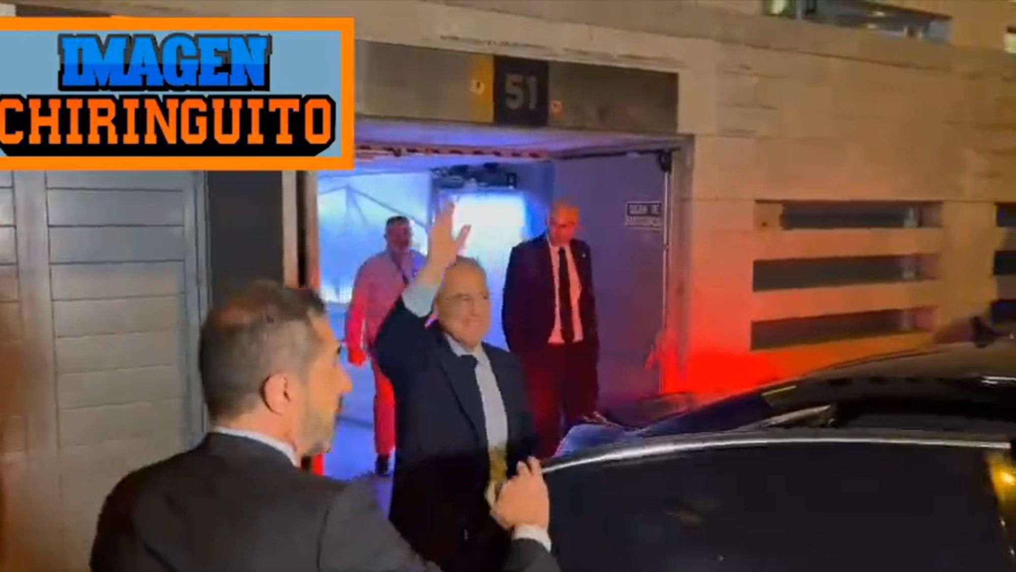 Florentino fue ovacionado a la salida del Wizink Center