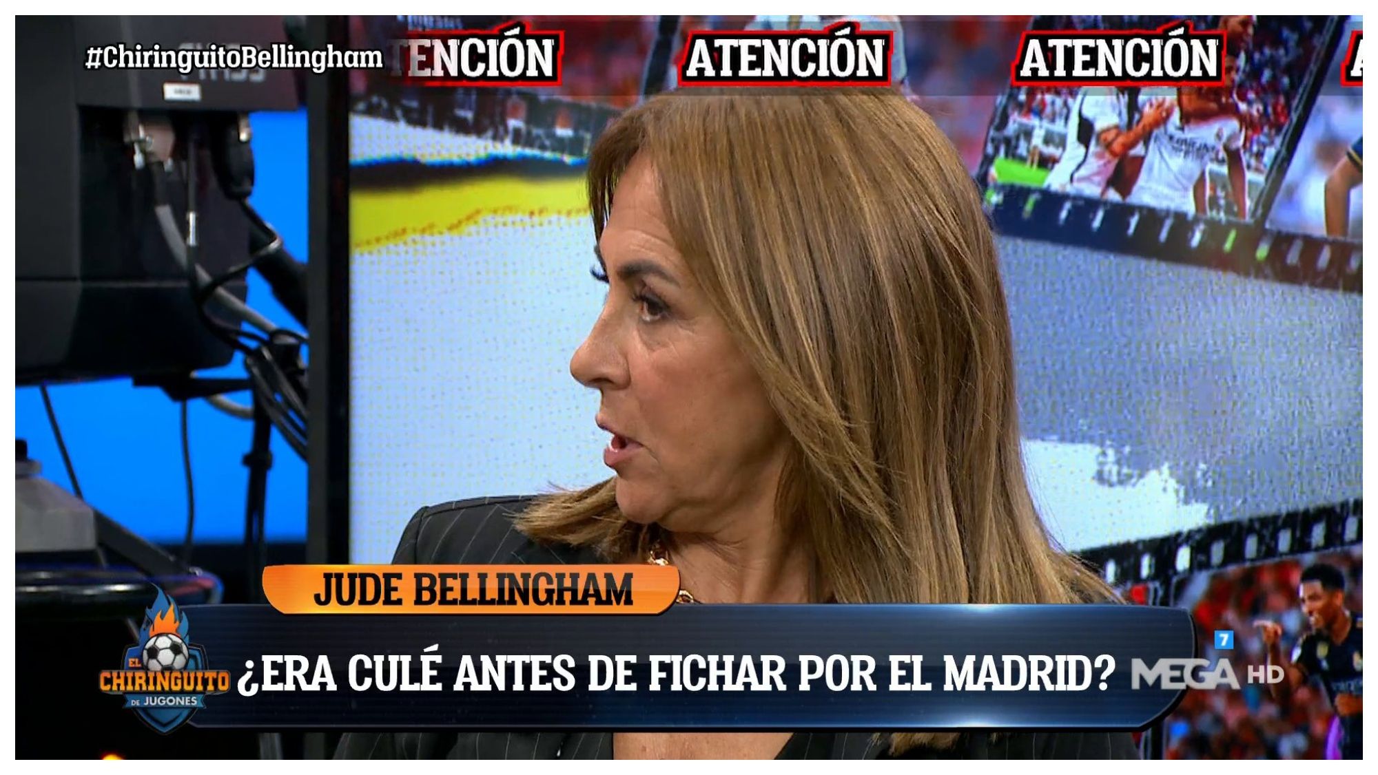 Carme Barceló la lía en El Chiringuito  se pronuncia sobre Bellingham y su pasado culé