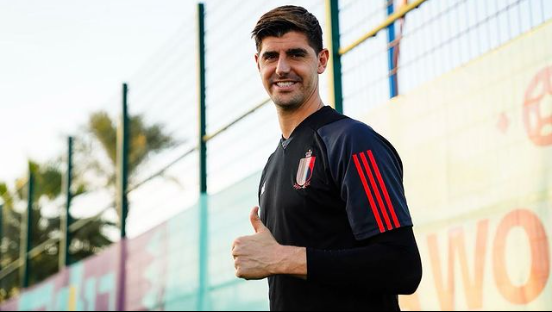 Thibaut Courtois con la selección belga 