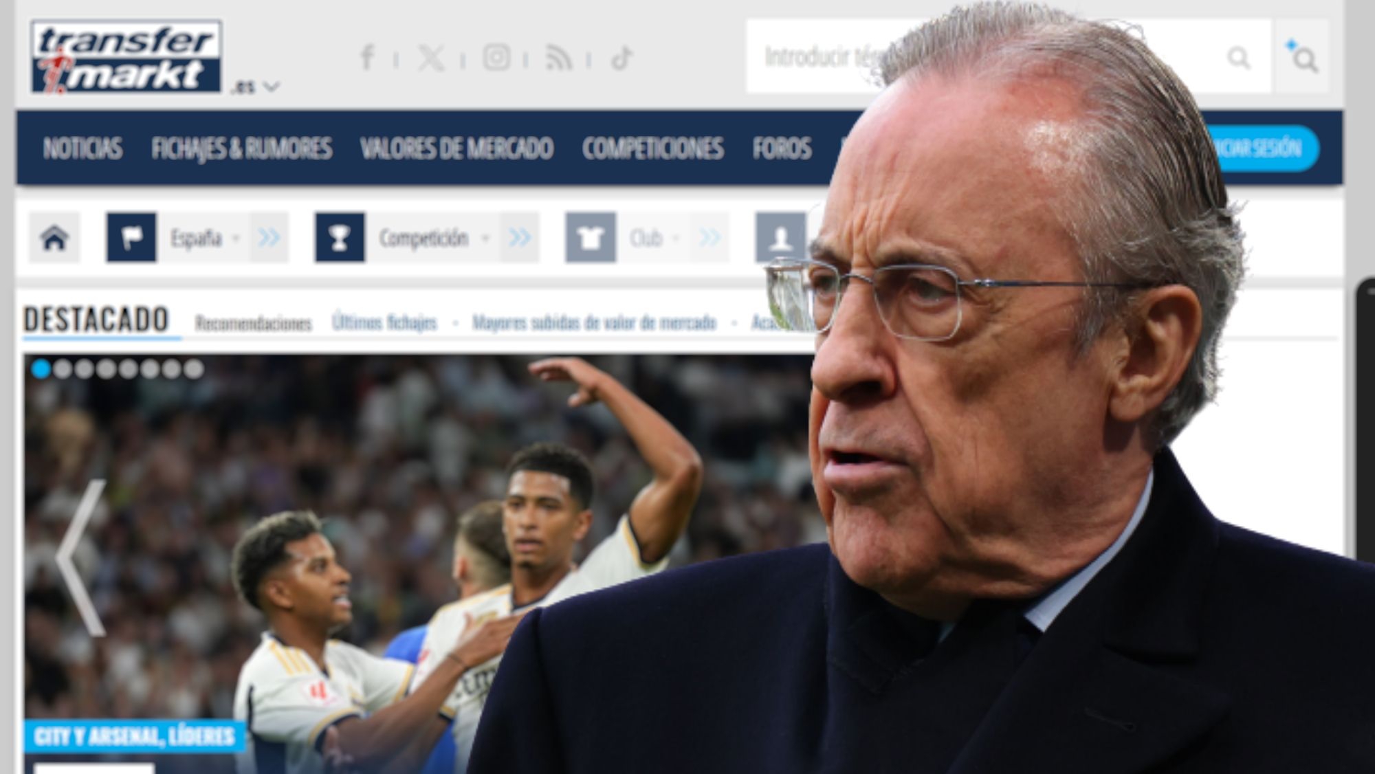 El Real Madrid, fuera del TOP 3 los clubes más valiosos del mundo según Transfermarkt