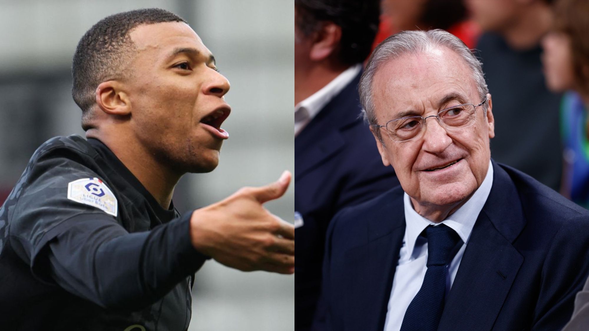 Mbappé y Florentino Pérez