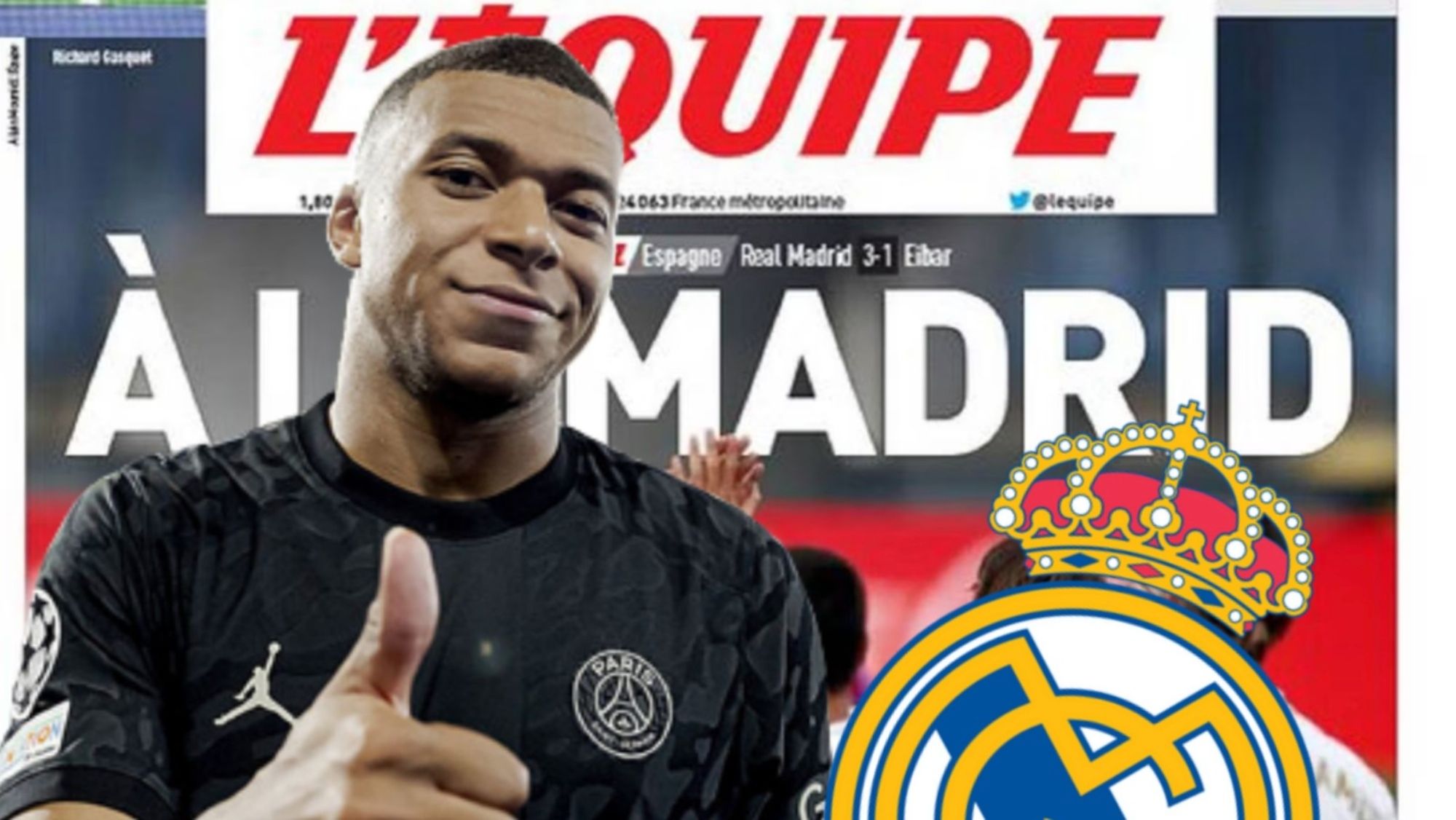 L'Équipe confirma un secreto a voces  el pacto que firmó Mbappé por el Madrid