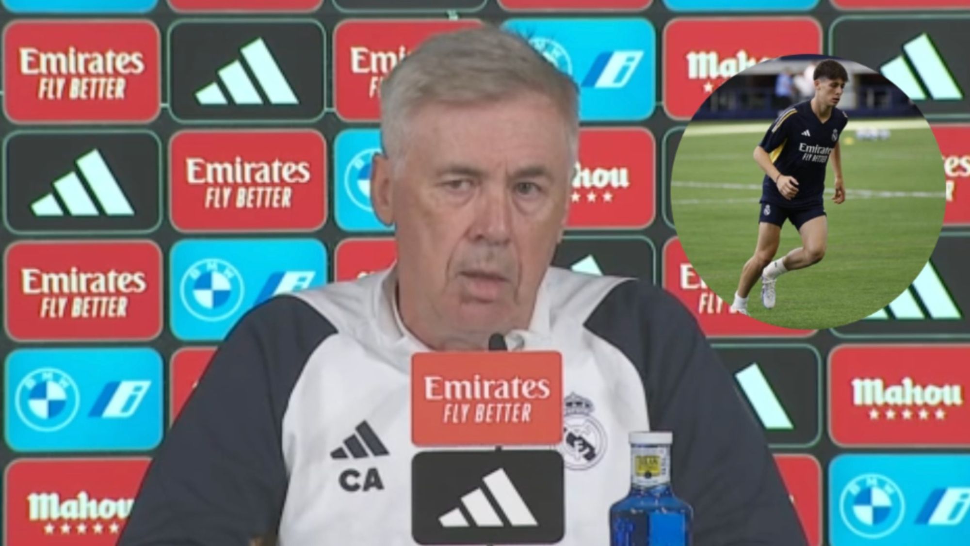 Ancelotti da noticias positivas sobre Güler