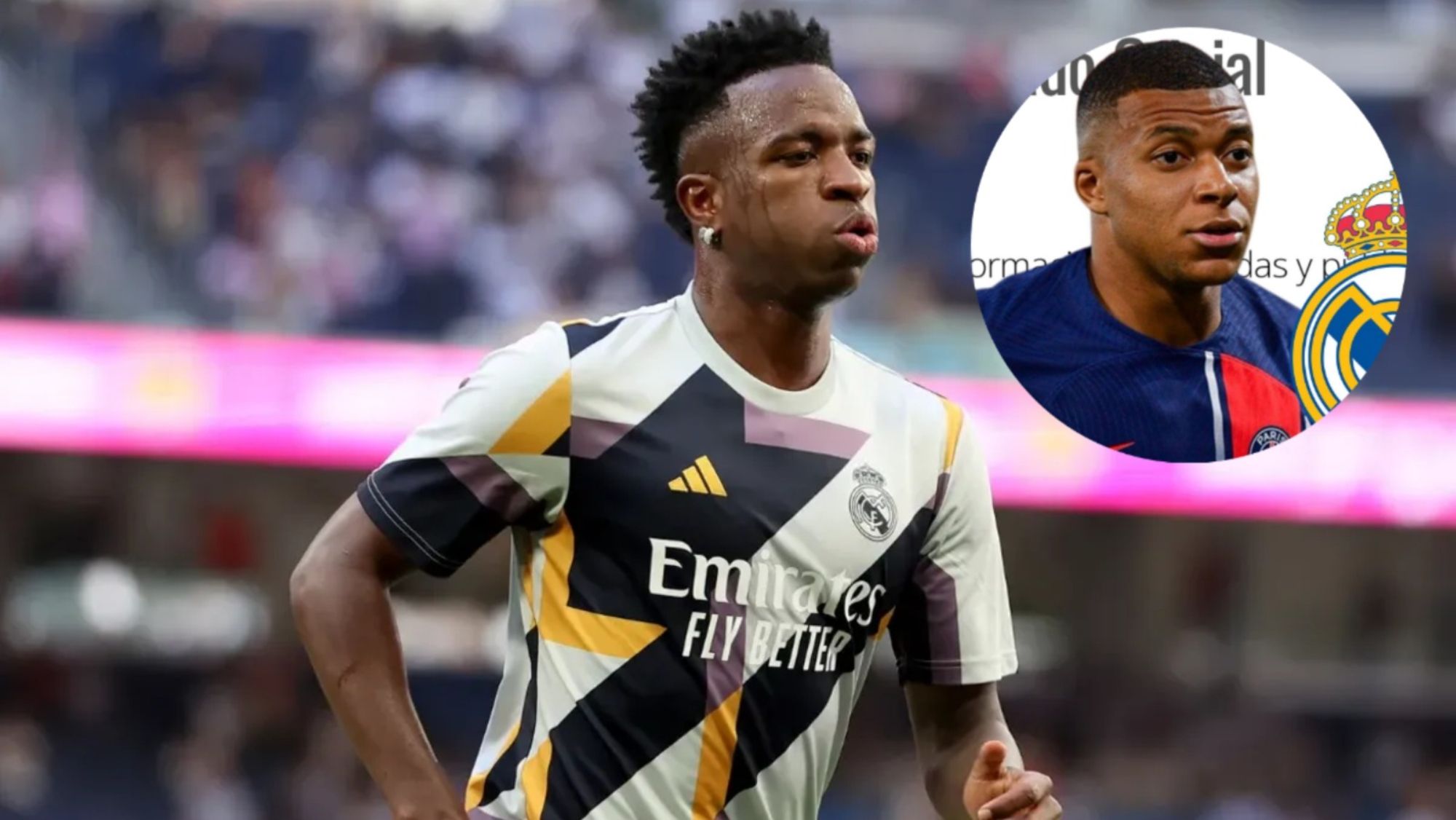 La llegada de Mbappé puede suponer un problema para Vinicius