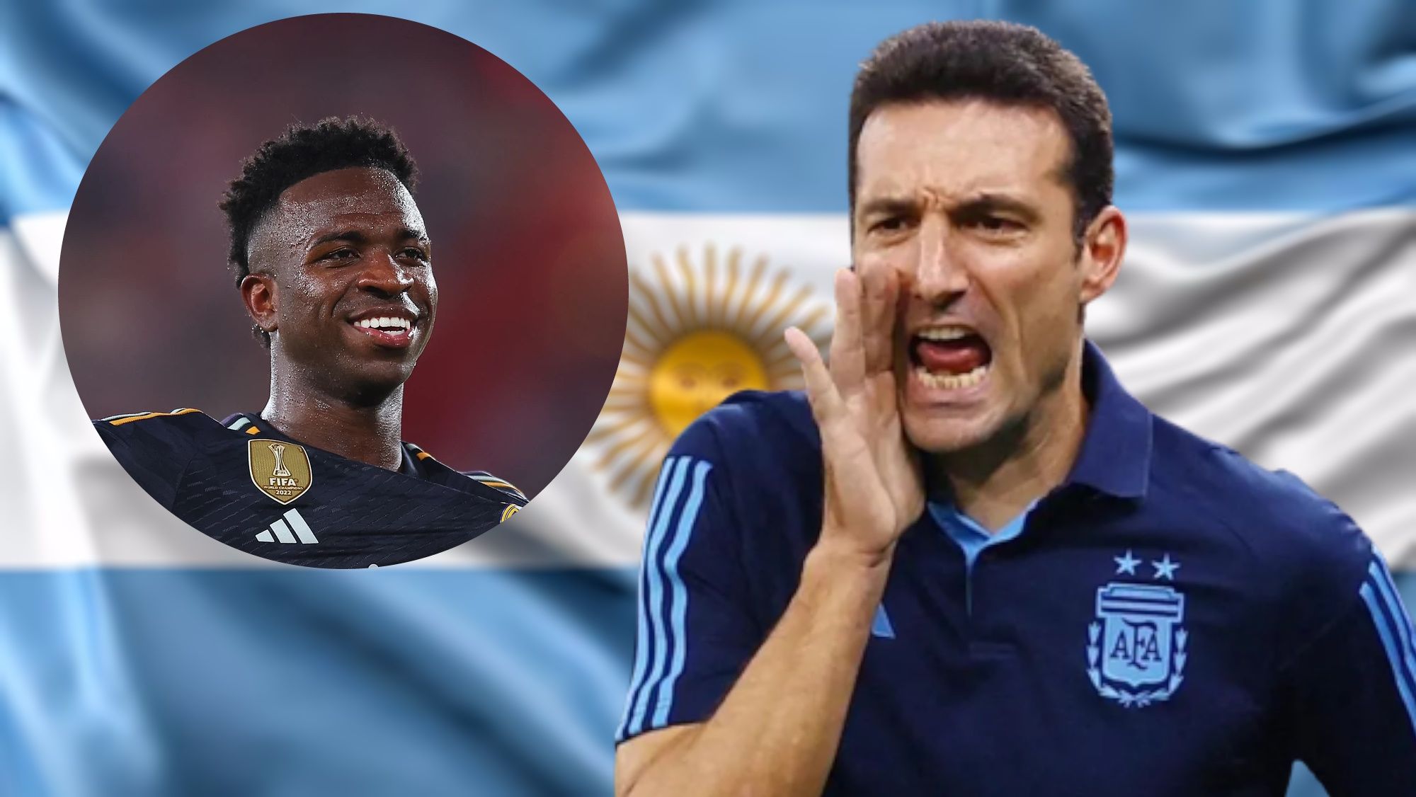 El ‘Plan Anti Vinicius’ llega a Argentina Scaloni lo convoca para frenar al brasileño