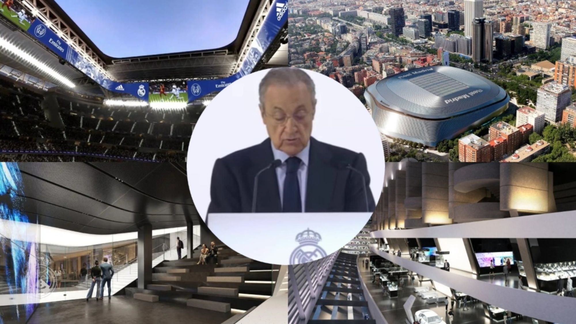 Por qué el Bernabéu no puede tener más capacidad: Florentino Pérez lo desvela