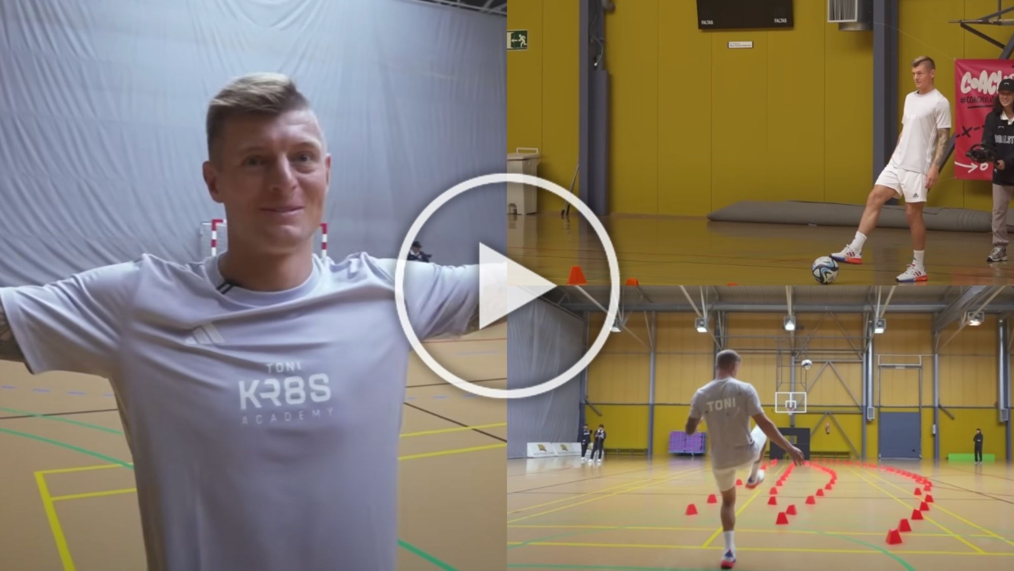 Toni Kroos supera el reto de los maestros