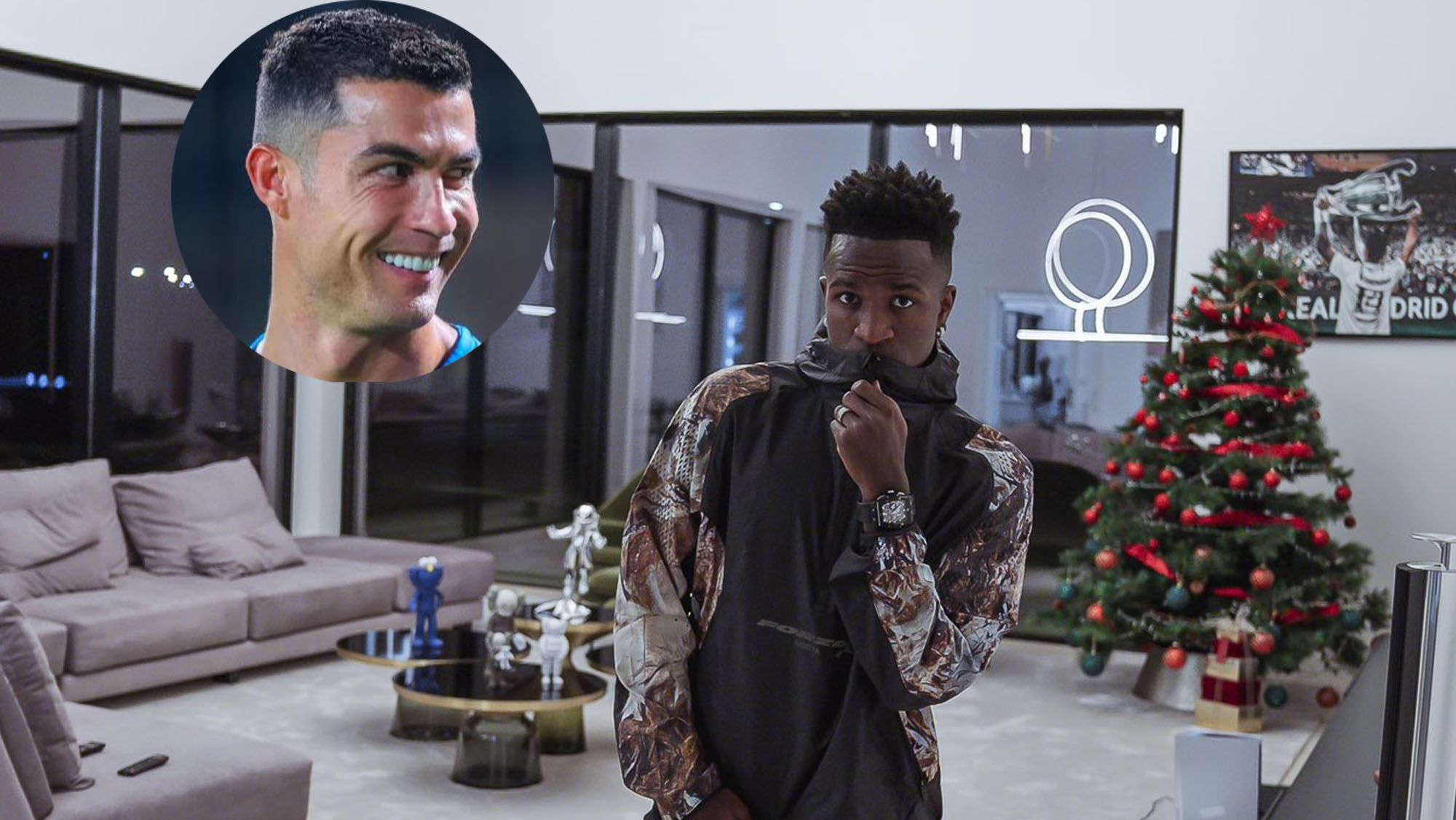 Vinicius desvela el regalo que le ha dado Cristiano Ronaldo: un bonito detalle