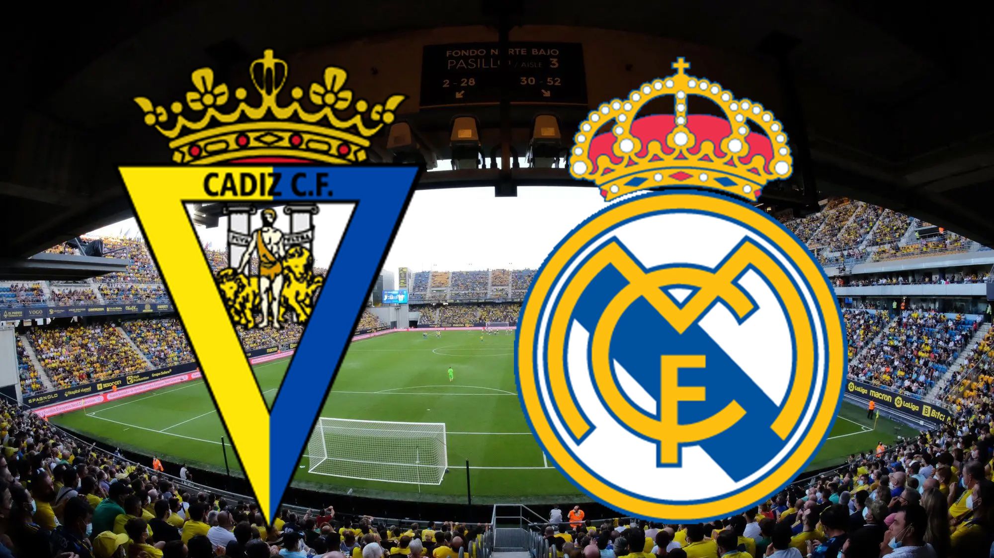 Cadiz vs real madrid donde ver