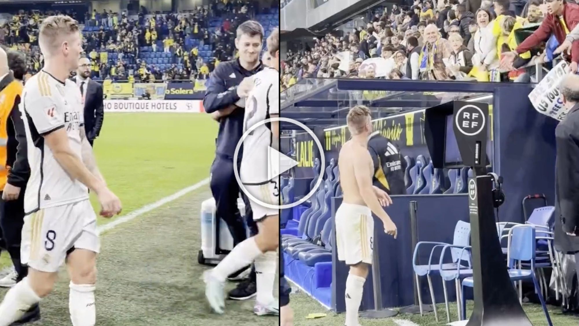 Kroos se dio cuenta y fue directo su detallazo tras la victoria del Real Madrid en Cádiz