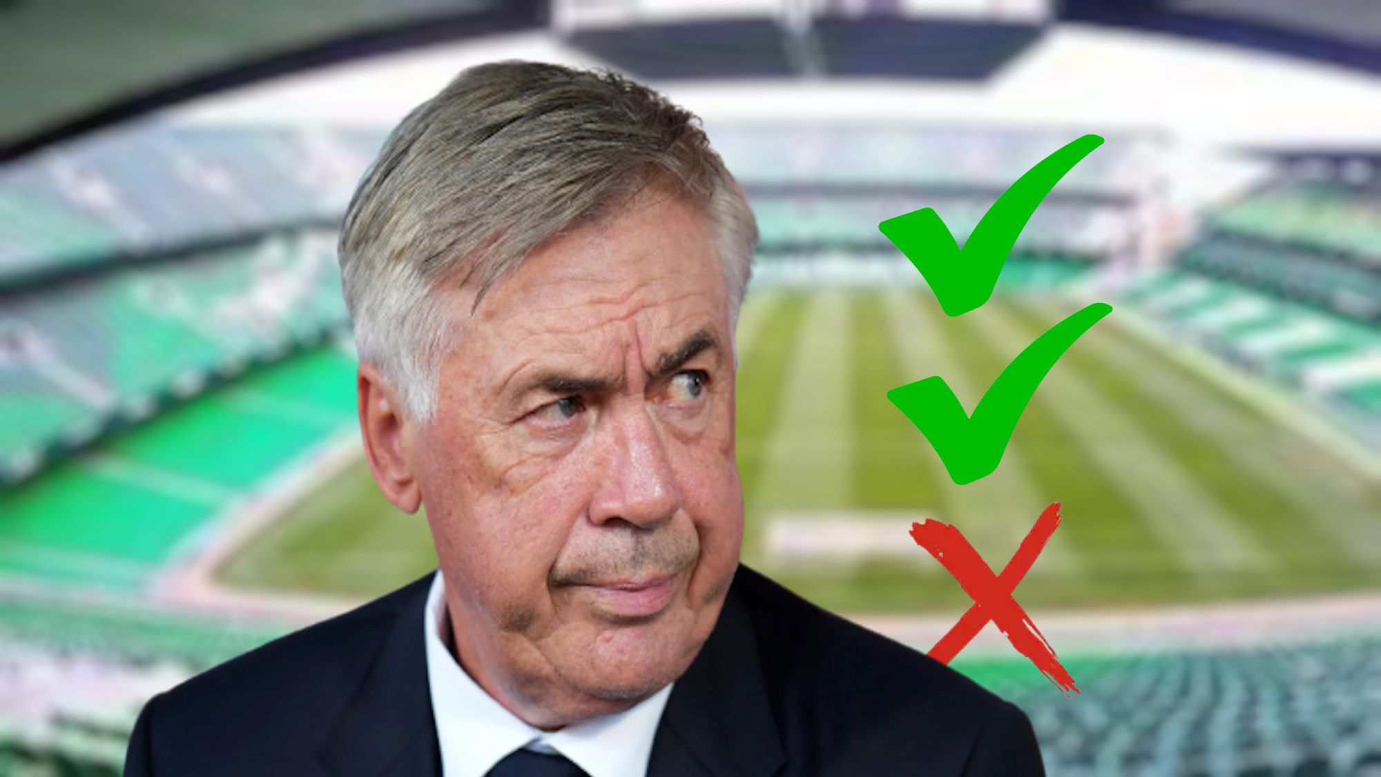 Ante el Betis, dos ‘OK’ y un ‘K.O.’ Ancelotti lo ha confirmado