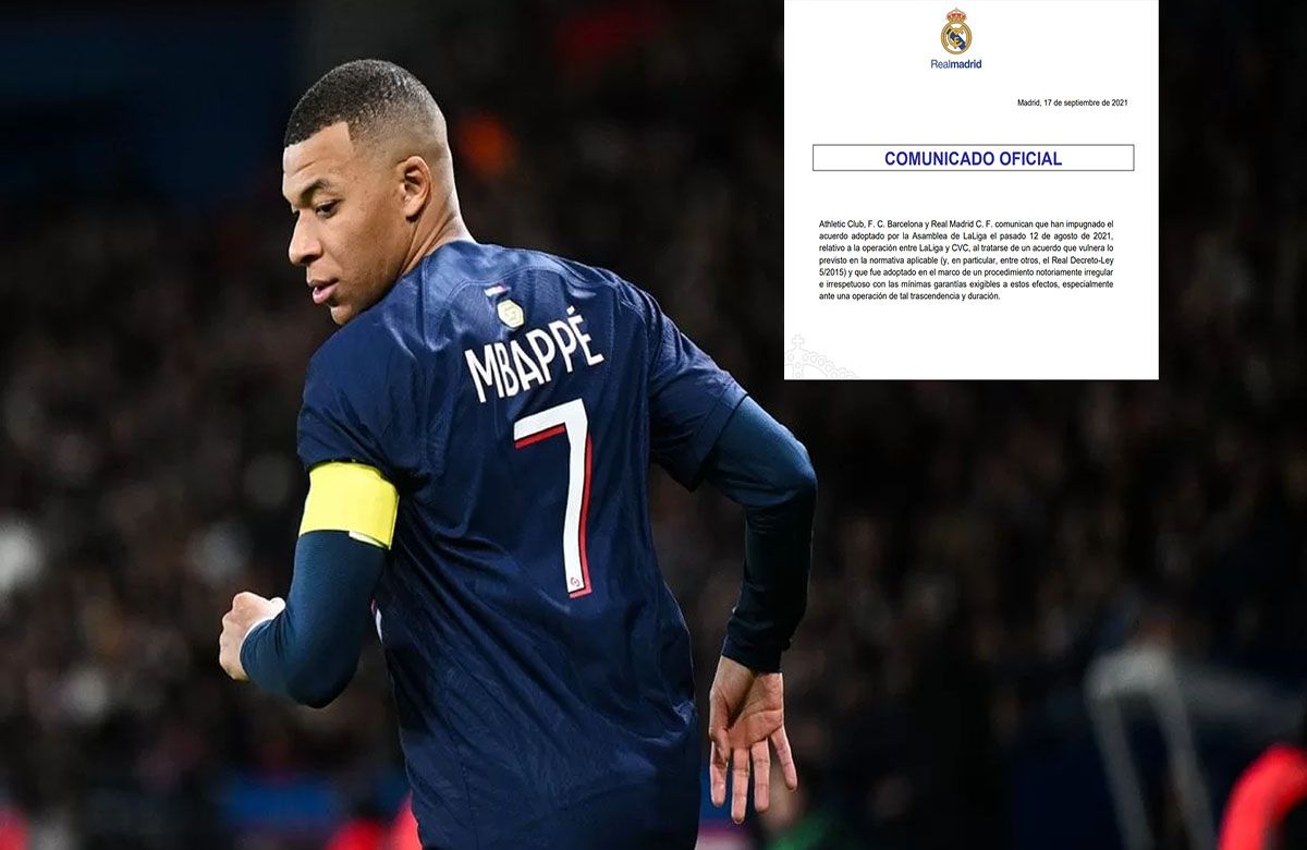 Desaparece de la web oficial del Real Madrid el anuncio sobre Kylian Mbappé