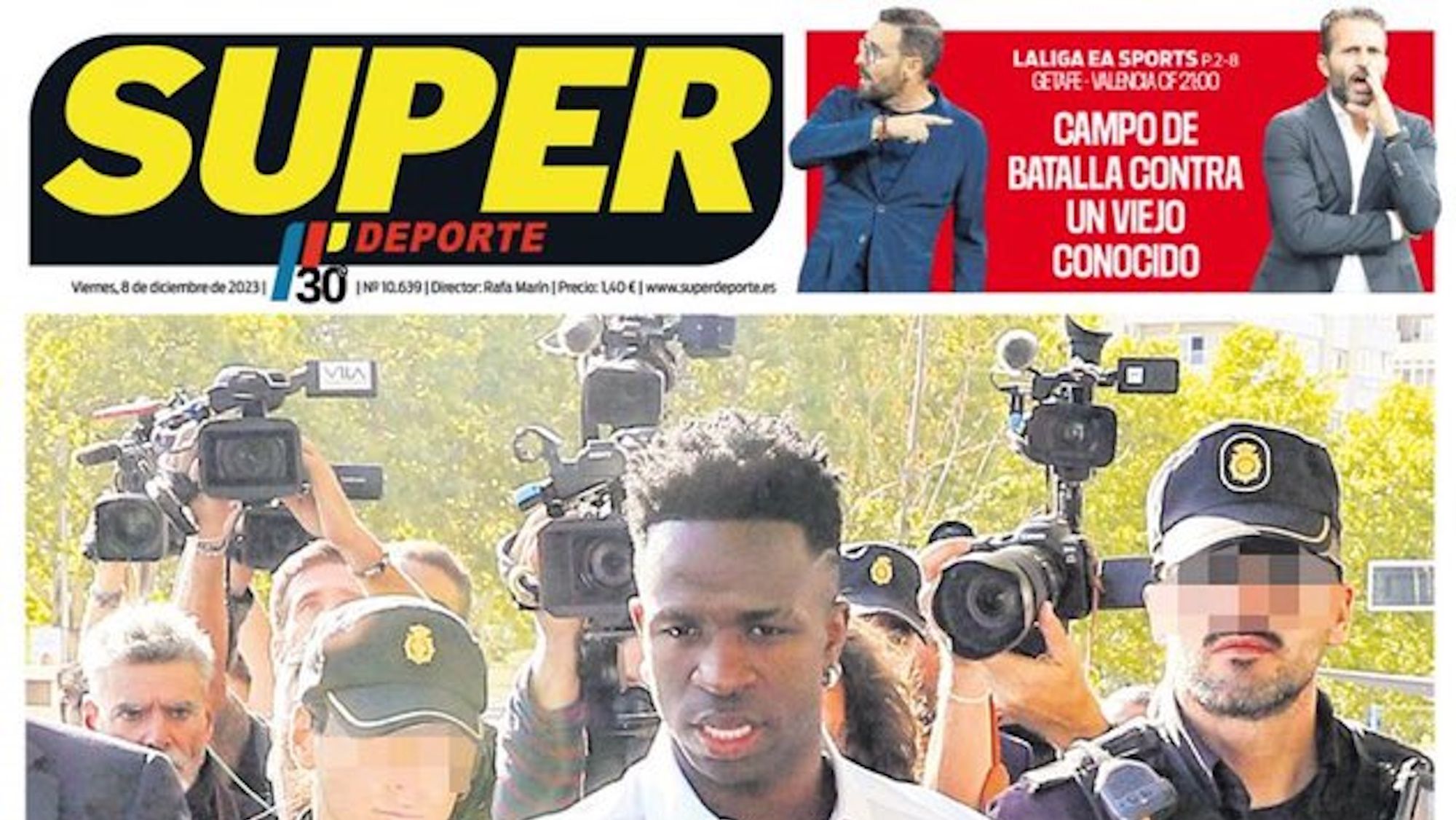 La bochornosa portada de Súper Deporte contra Vinicius Jr puede ser denunciada