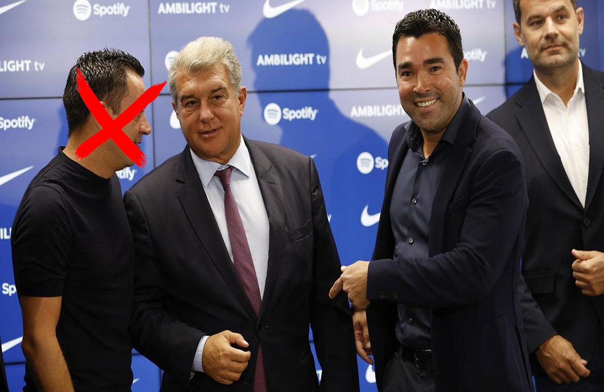 Xavi, K.O., Laporta y Deco ya han escogido a su sustituto: el técnico azulgrana está sentenciado