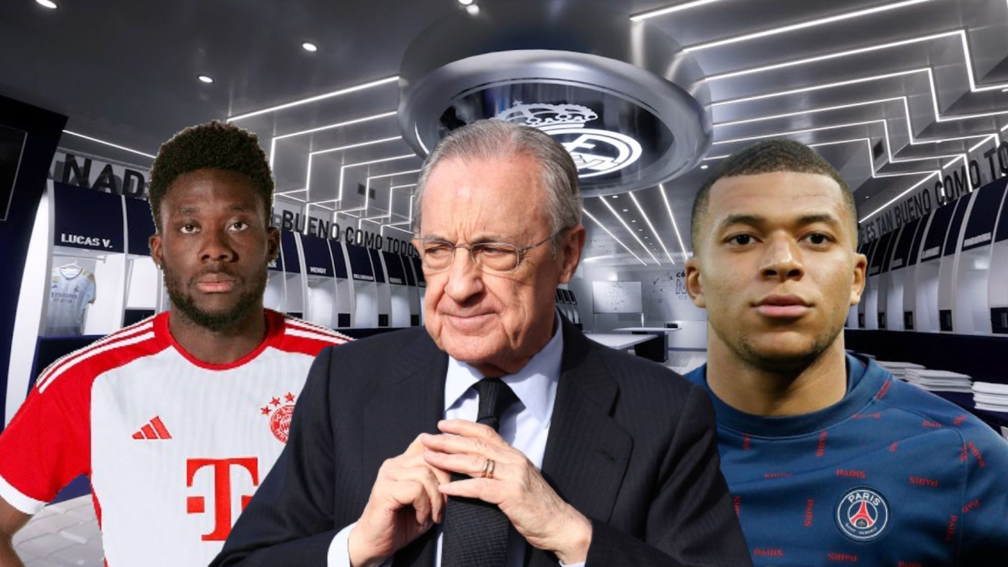 Florentino Pérez esperará hasta junio para decidir otro fichaje  ni Mbappé, ni Davies