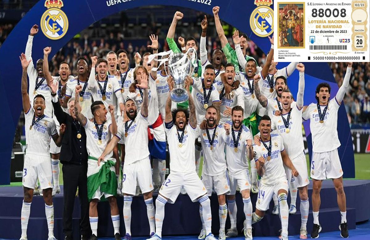 La Lotería de Navidad predice que el Real Madrid ganará la Champions en 2024 por este motivo