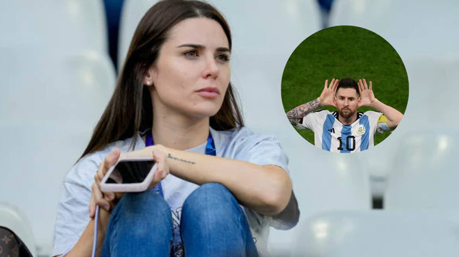 Mina Bonino y Leo Messi