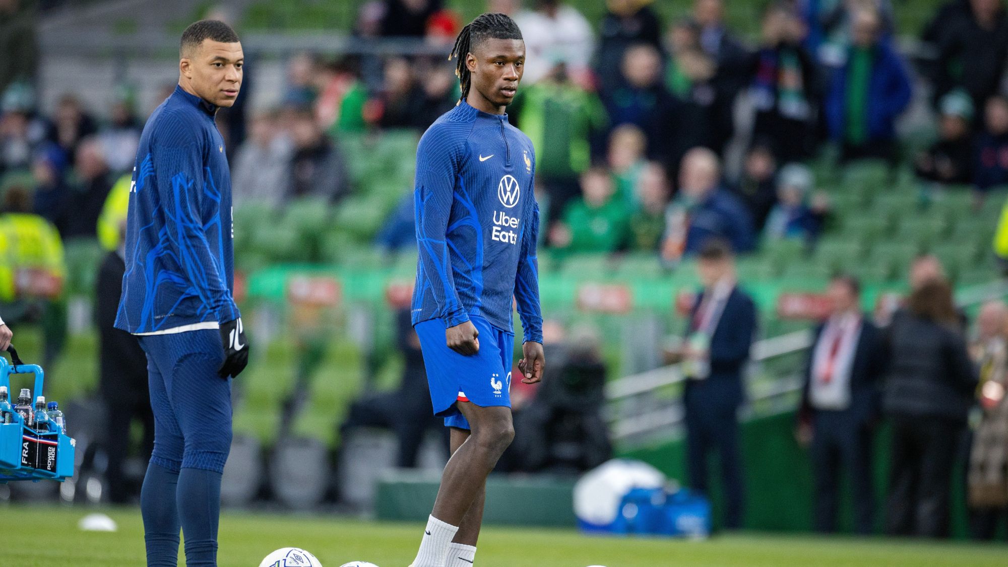 Camavinga y Mbappé