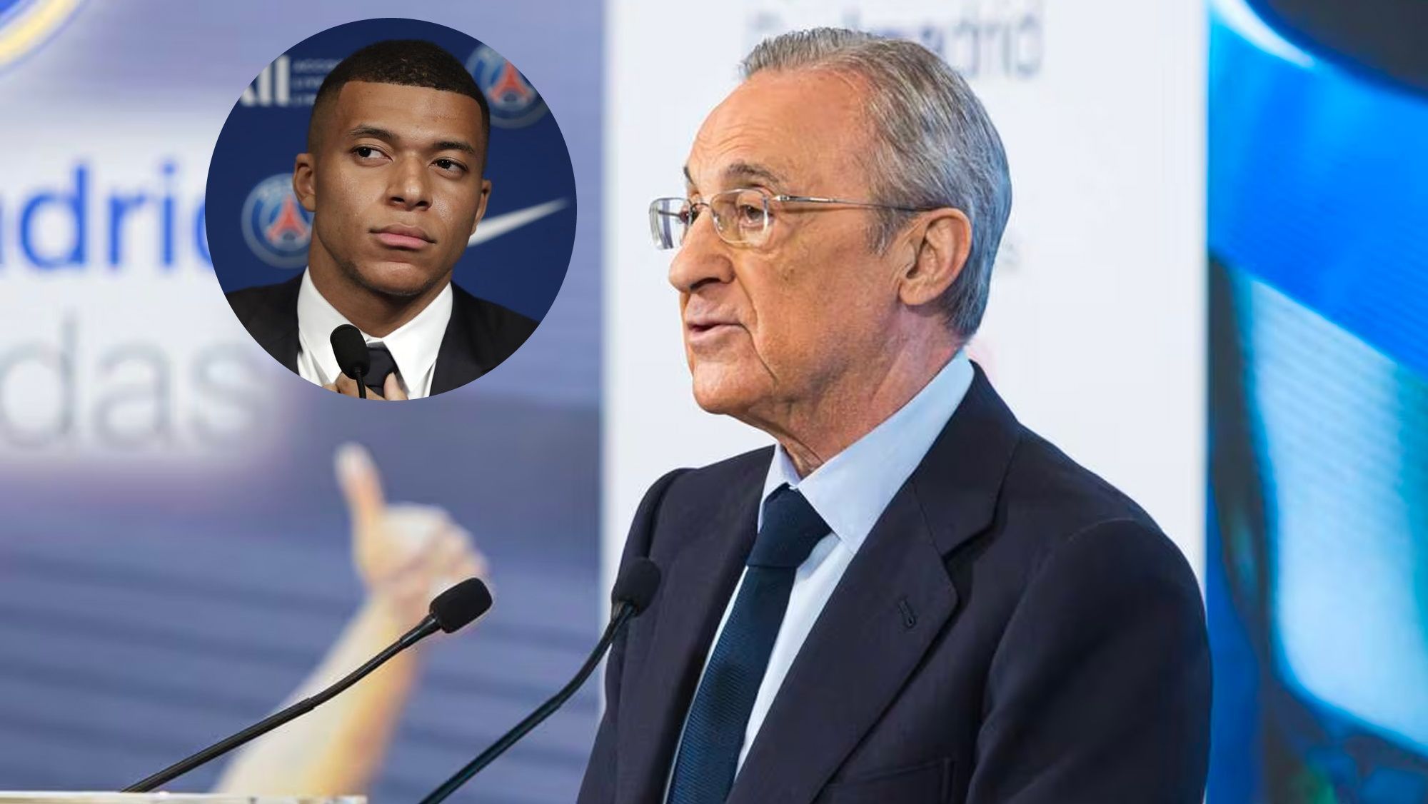 La respuesta de Florentino tras el primer contacto con Mbappé