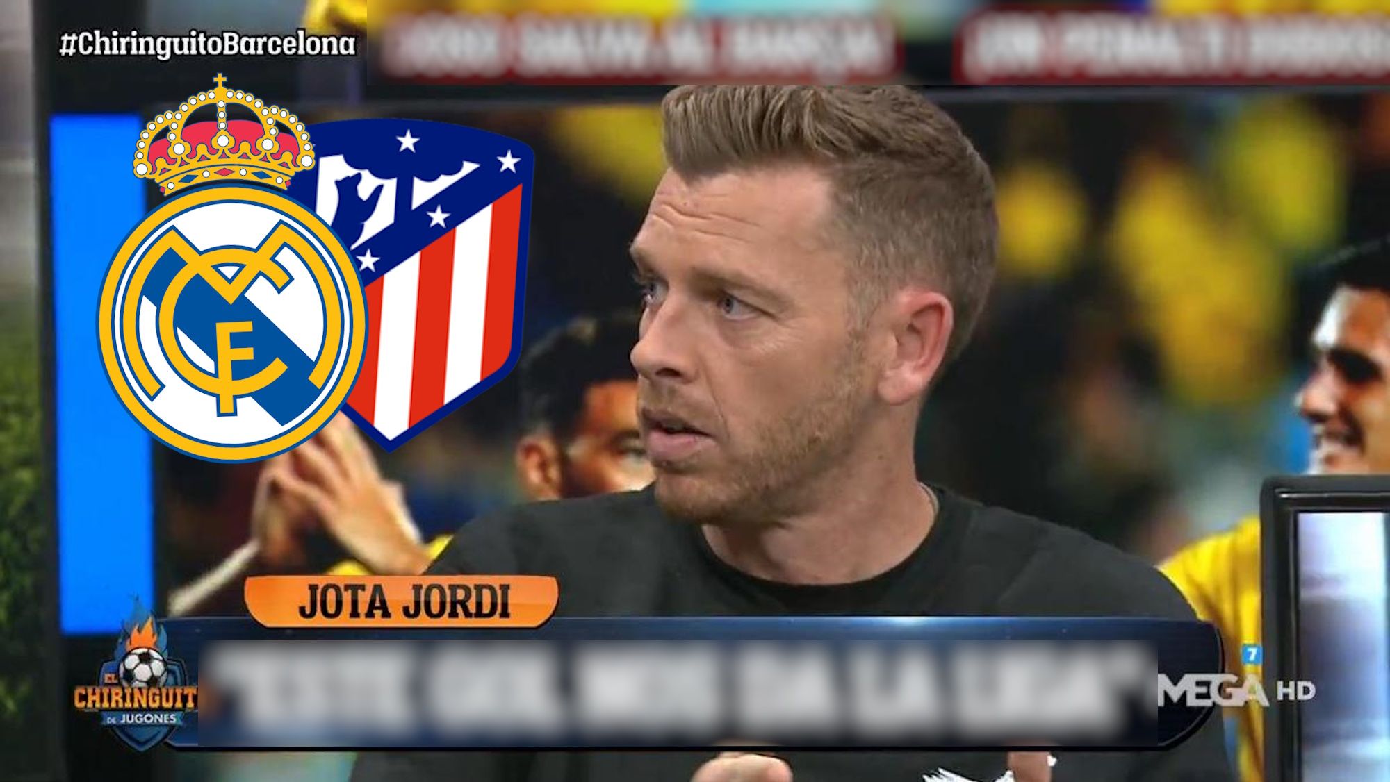 Jota Jordi rabia por la victoria del Real Madrid y ojo al insulto a Simeone