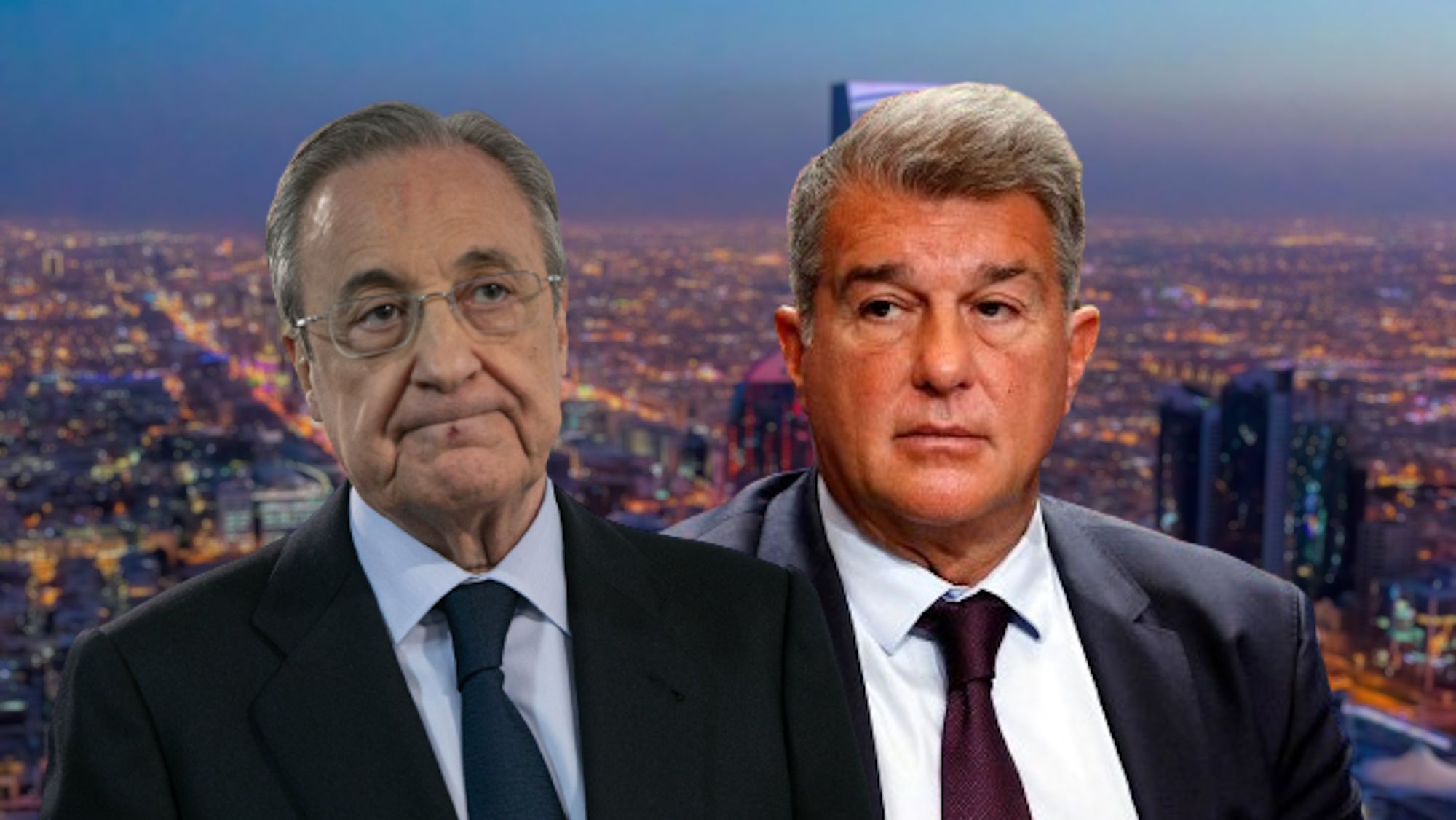 Florentino y Laporta, cara a cara, obligados por el Gobierno máxima tensión en Riad