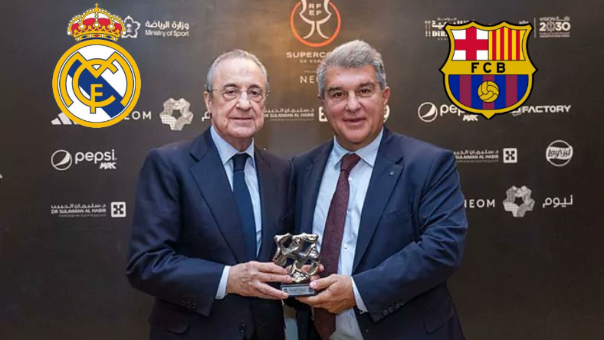 Florentino Pérez y Joan Laporta