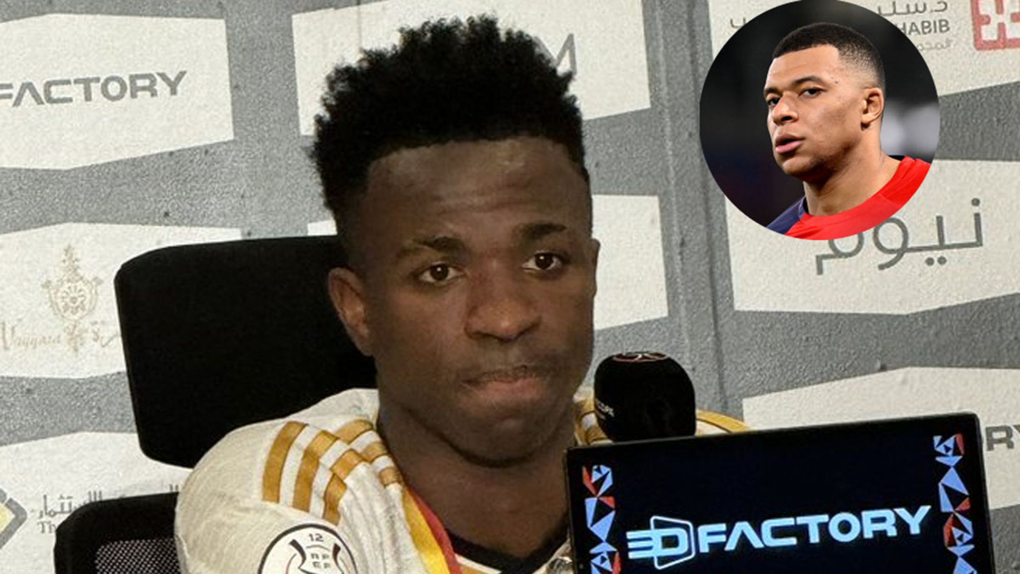 La respuesta de Vinicius sobre el fichaje de Mbappé: “Hay que p…”