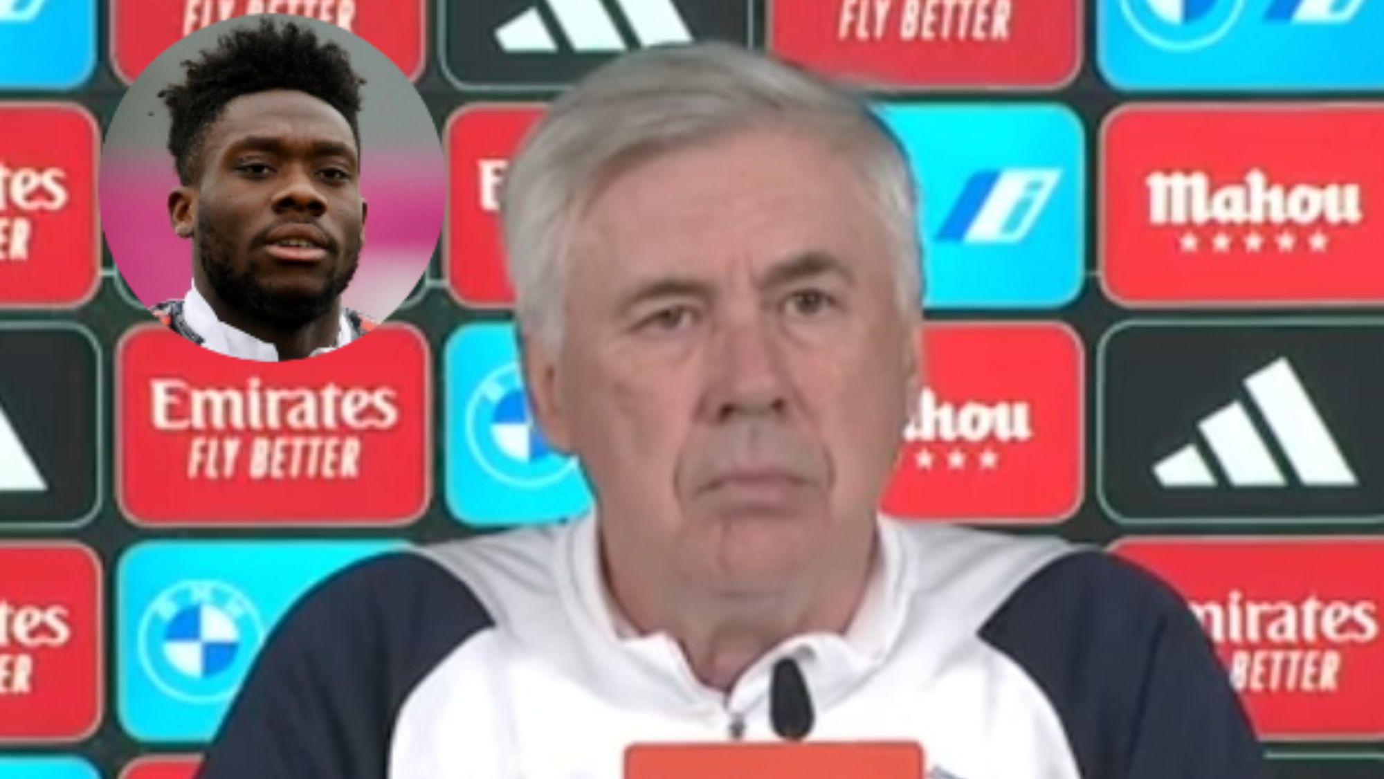 Ancelotti ha sido preguntado por Davies en rueda de prensa