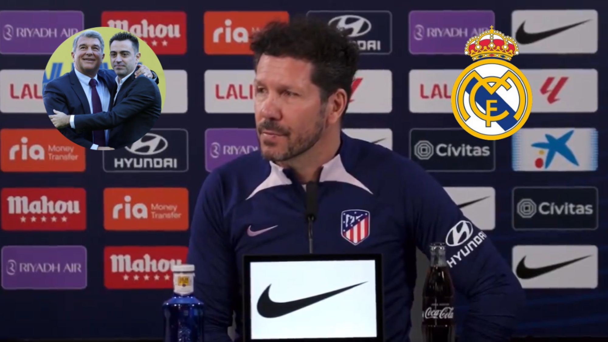 Simeone se une a la fiesta antimadridista