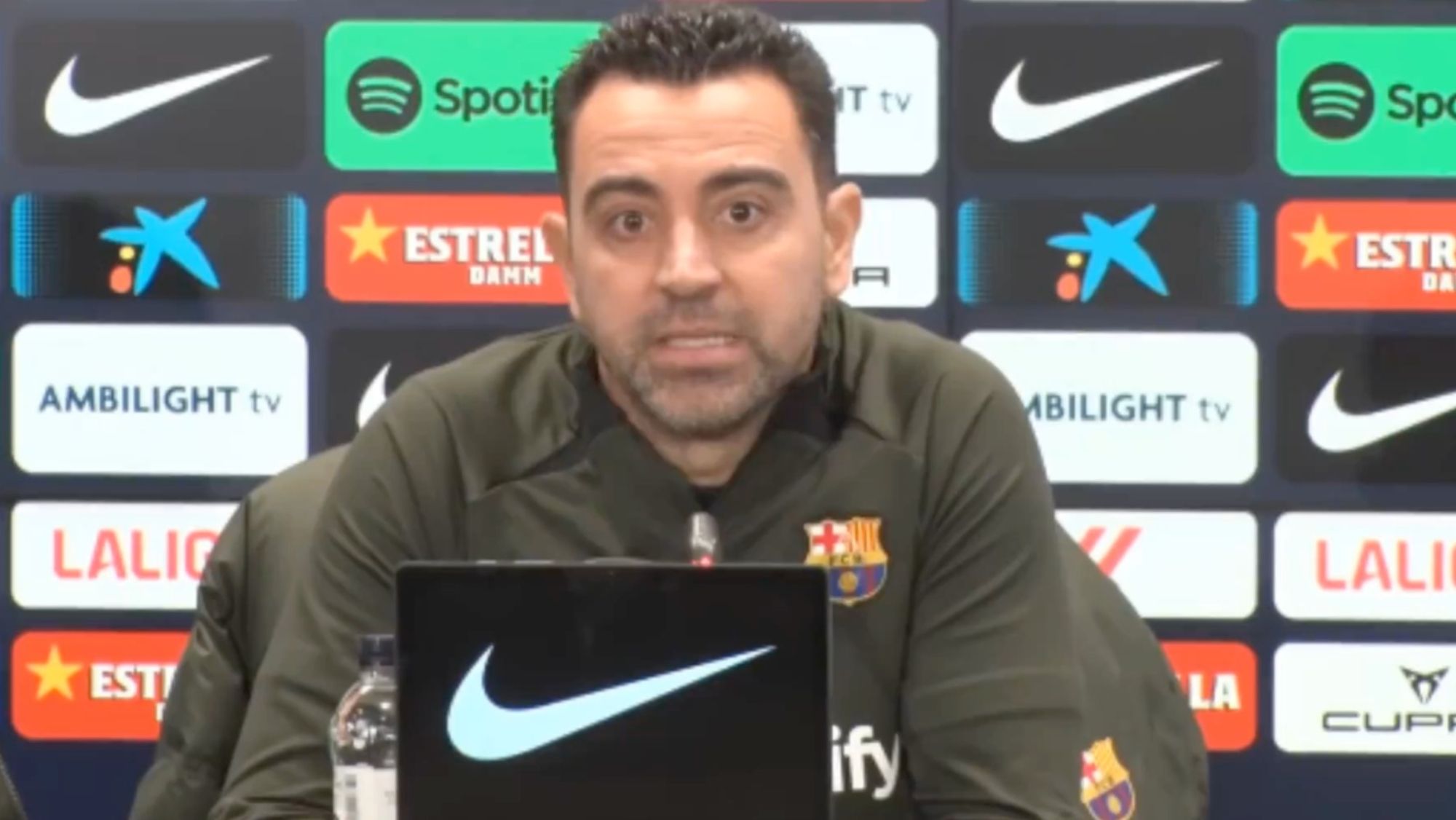 La última excusa de Xavi