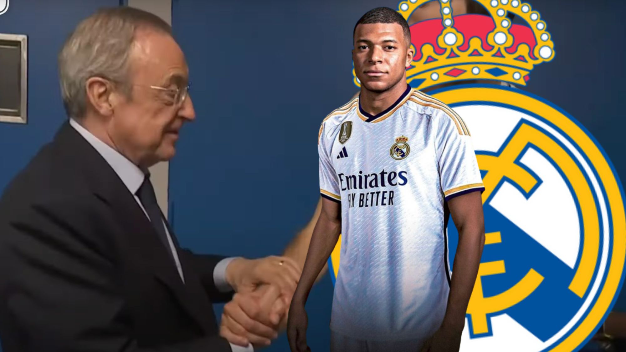 El jugador del Real Madrid que escuchó en el vestuario a Florentino:  “Mbappé está c..."