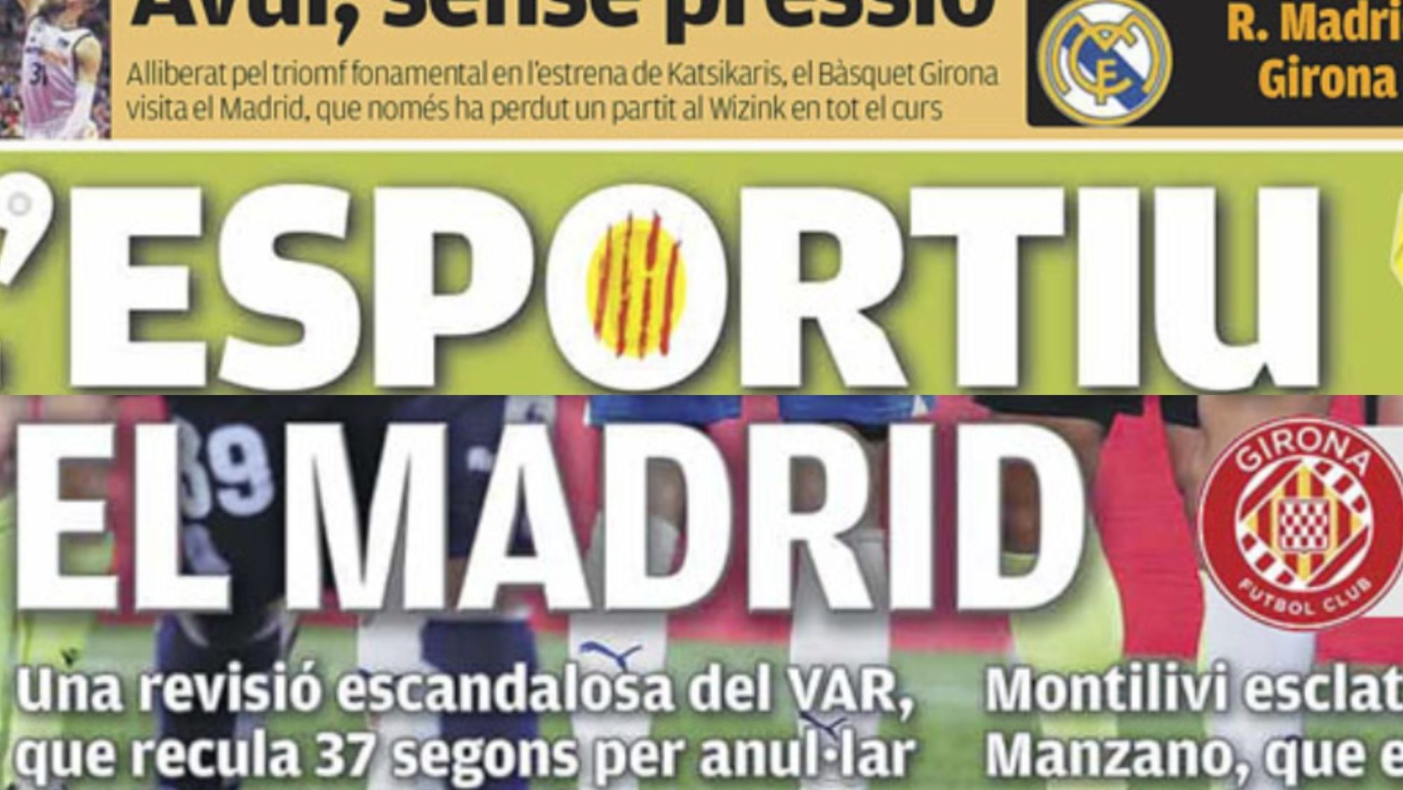 La vergonzosa portada de la prensa culé que puede denunciar el Real Madrid