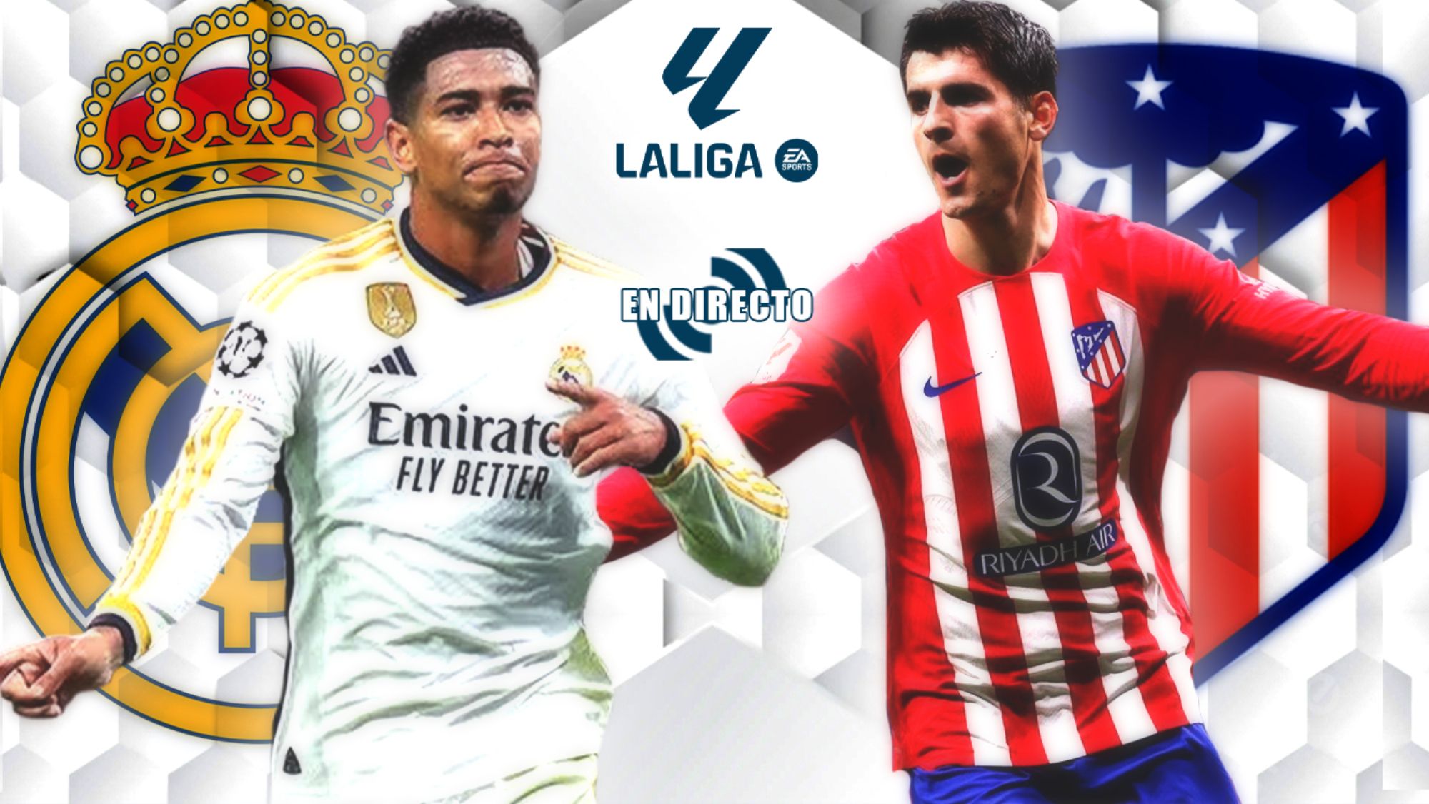 Real Madrid - Atlético, en directo: partido de LaLiga en vivo y online hoy