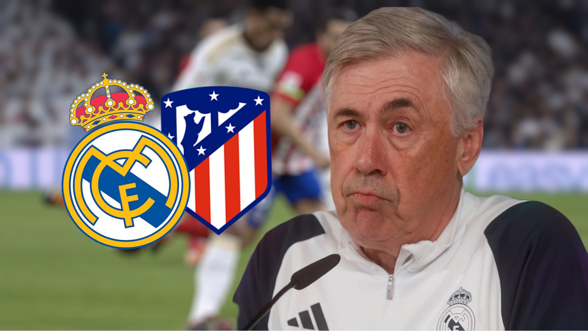 El gran señalado del derbi que se llevó una bronca de Ancelotti