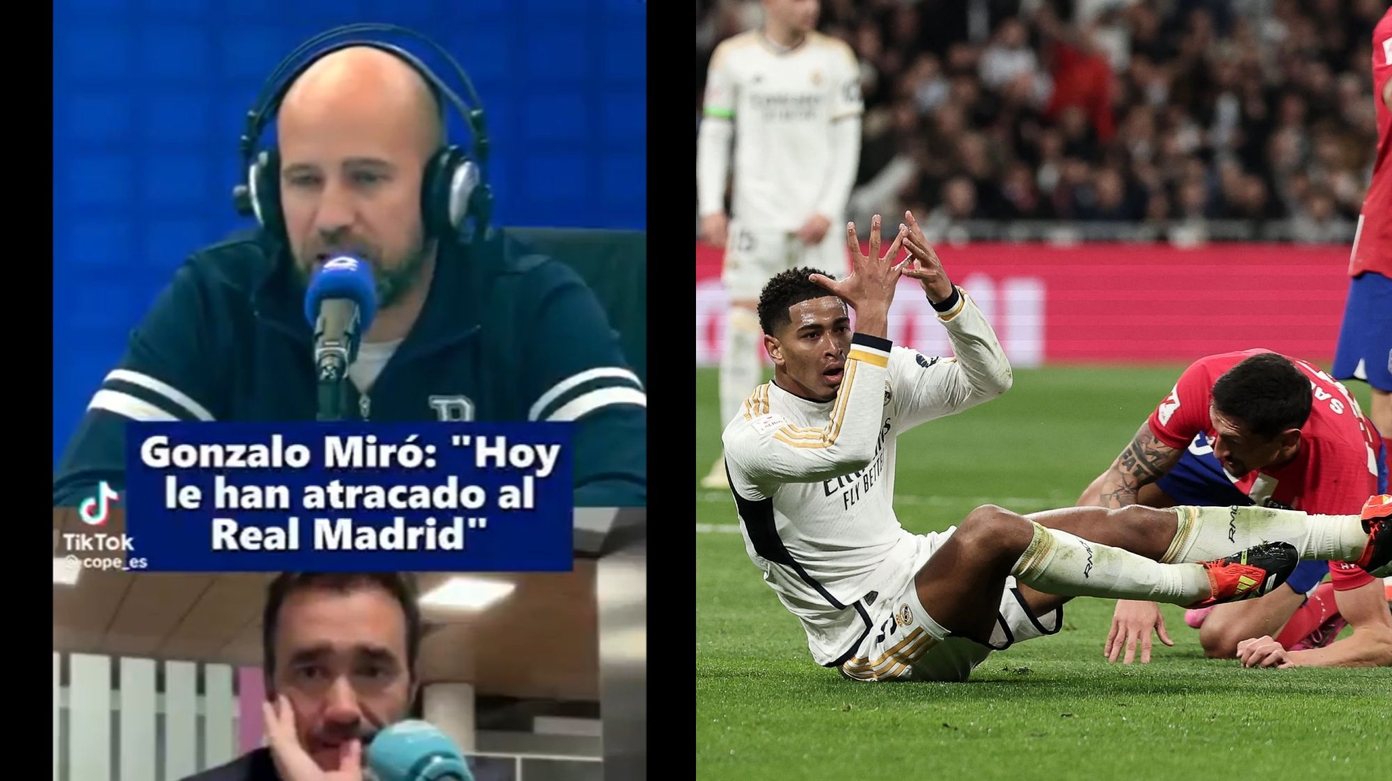 Gonzalo Miró, el periodista más radical del Atleti, admite el atraco al Real Madrid: "Los p..."